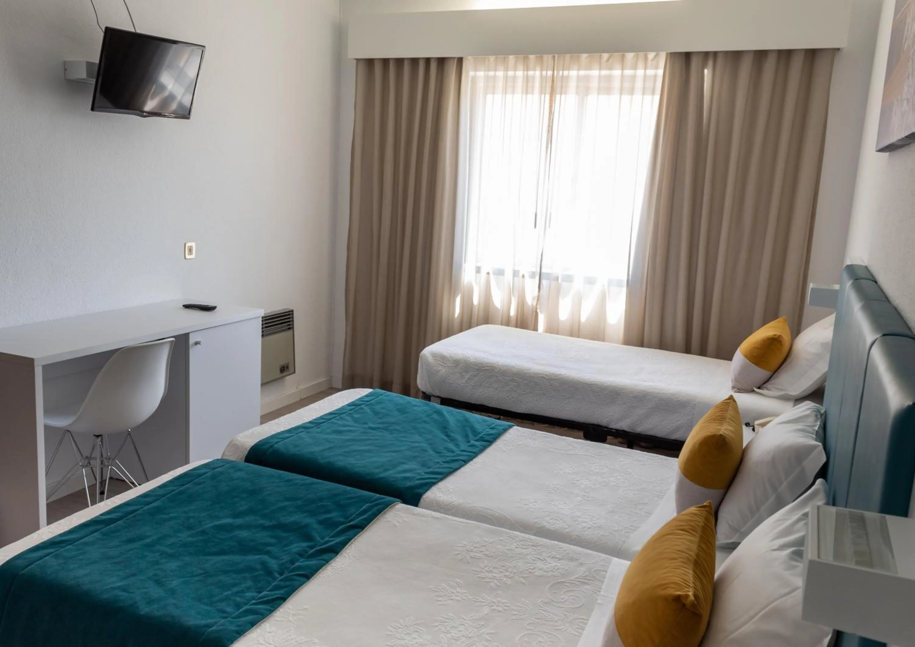 Bed in Hotel Santa Cecília