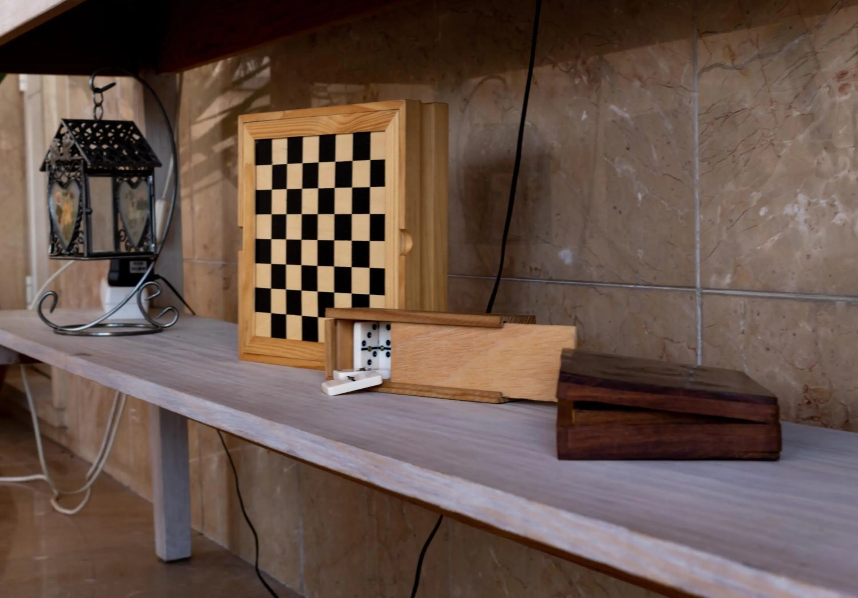 Communal lounge/ TV room in Hotel Santa Cecília