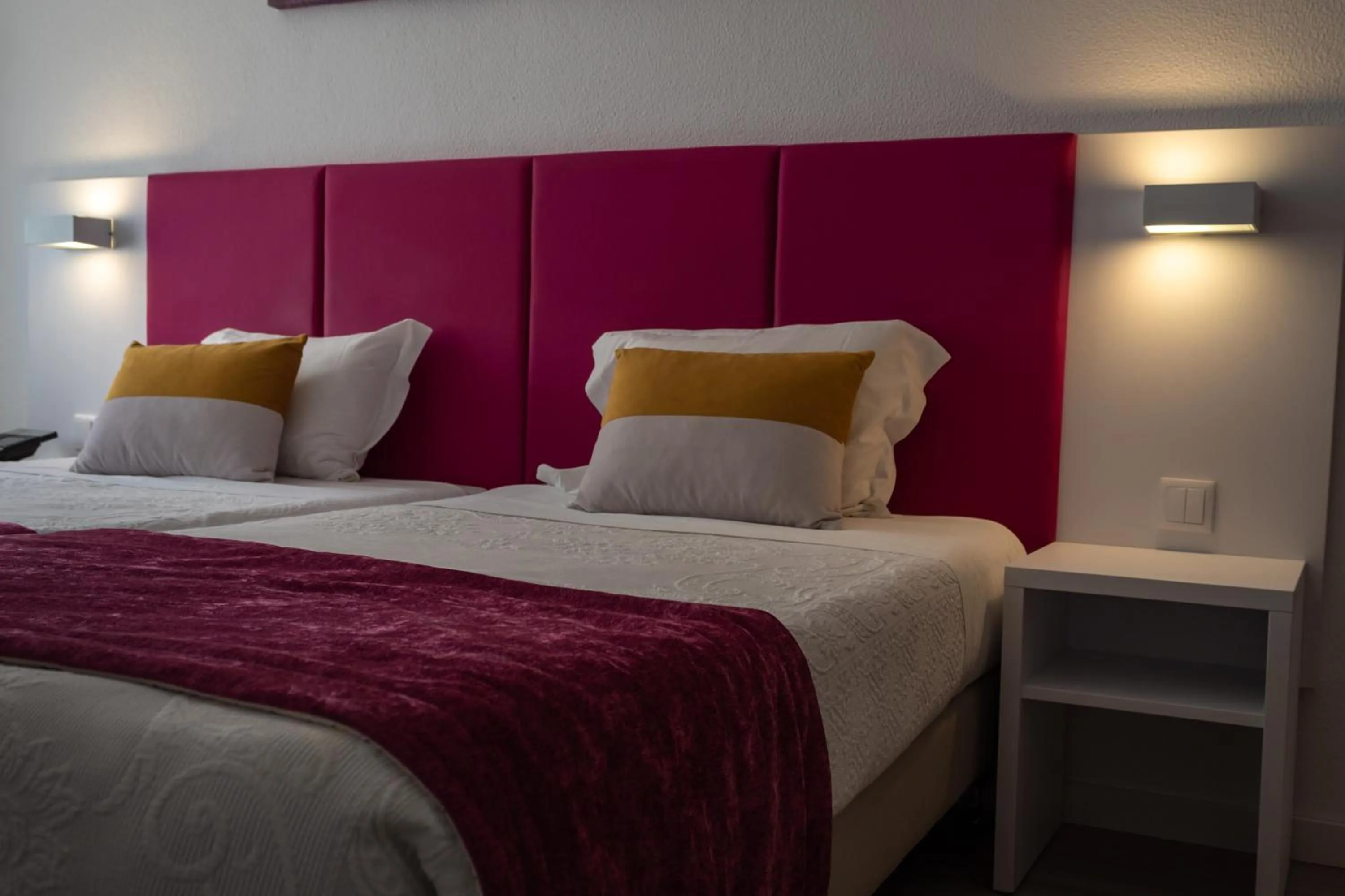 Bed in Hotel Santa Cecília