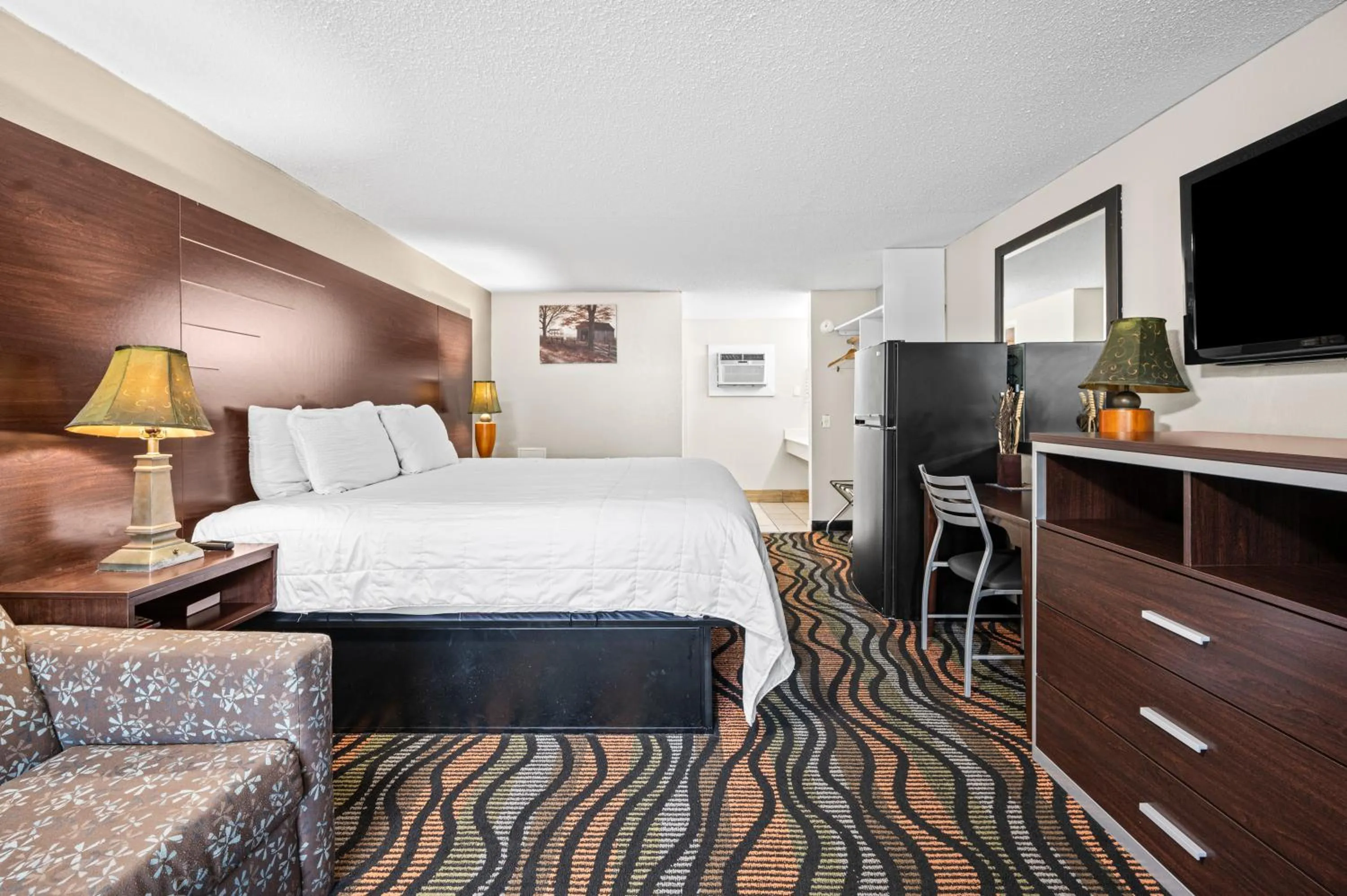 Bed in Country Town N' Suites