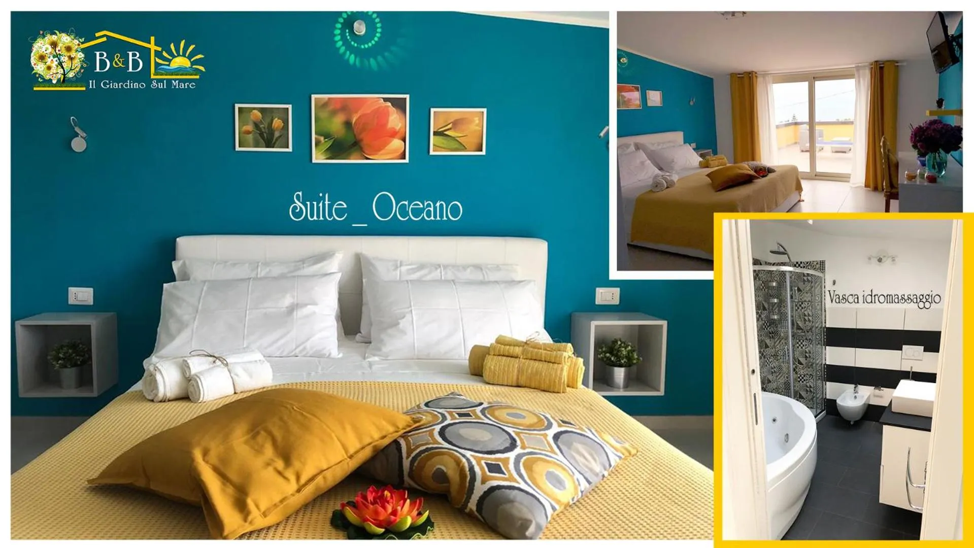 Bed in B & B Il Giardino sul Mare