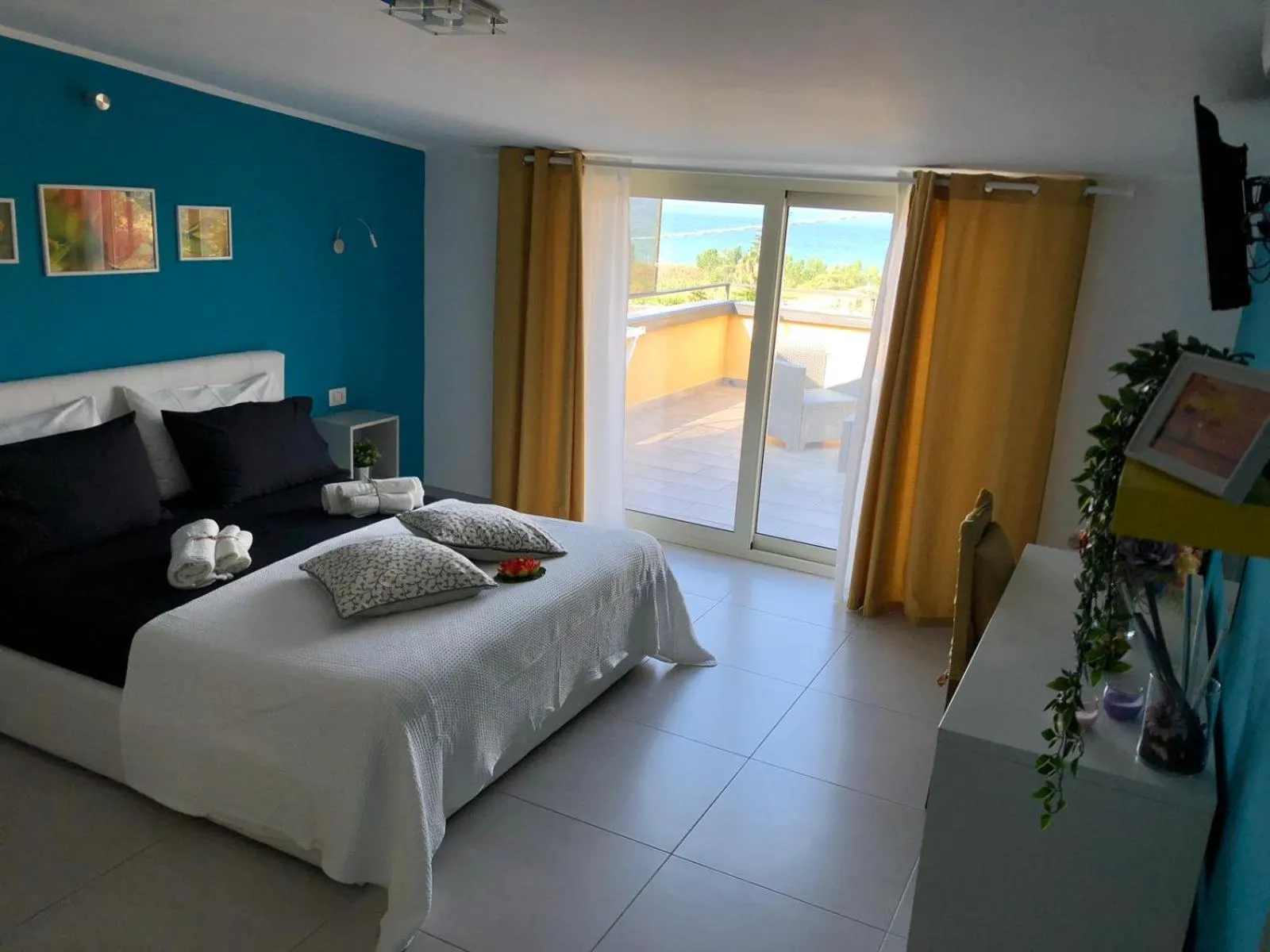 Bed in B & B Il Giardino sul Mare