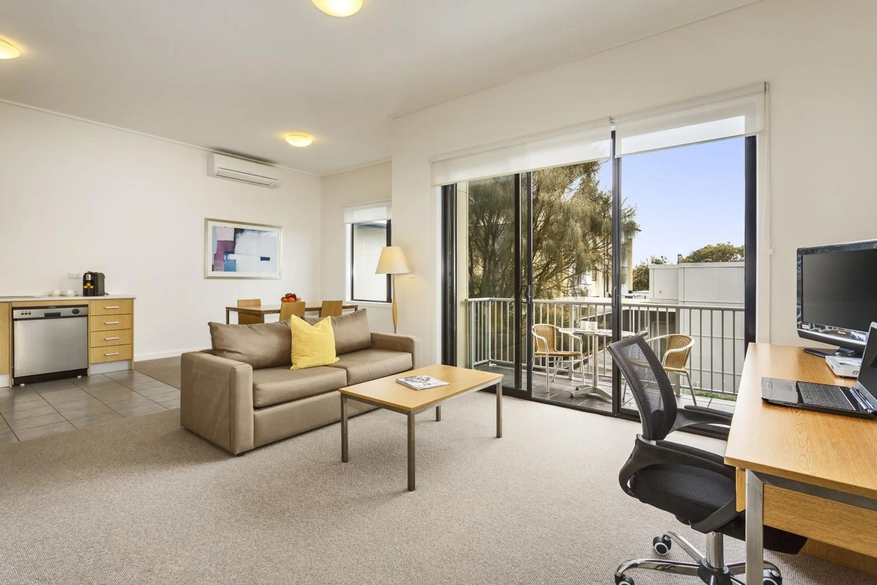Living room in Quest Frankston