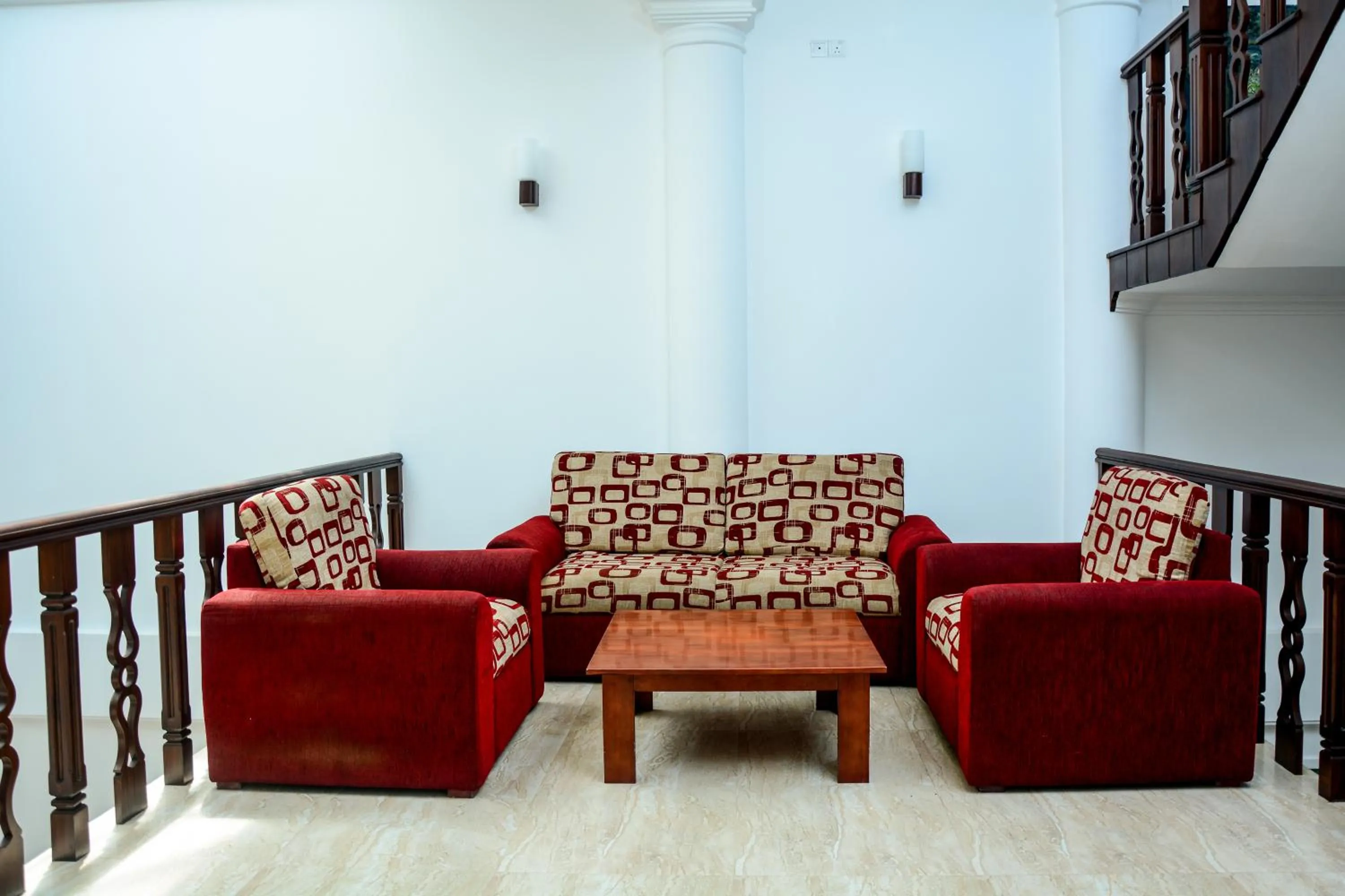 Communal lounge/ TV room in Villa Tissa Beach Resort
