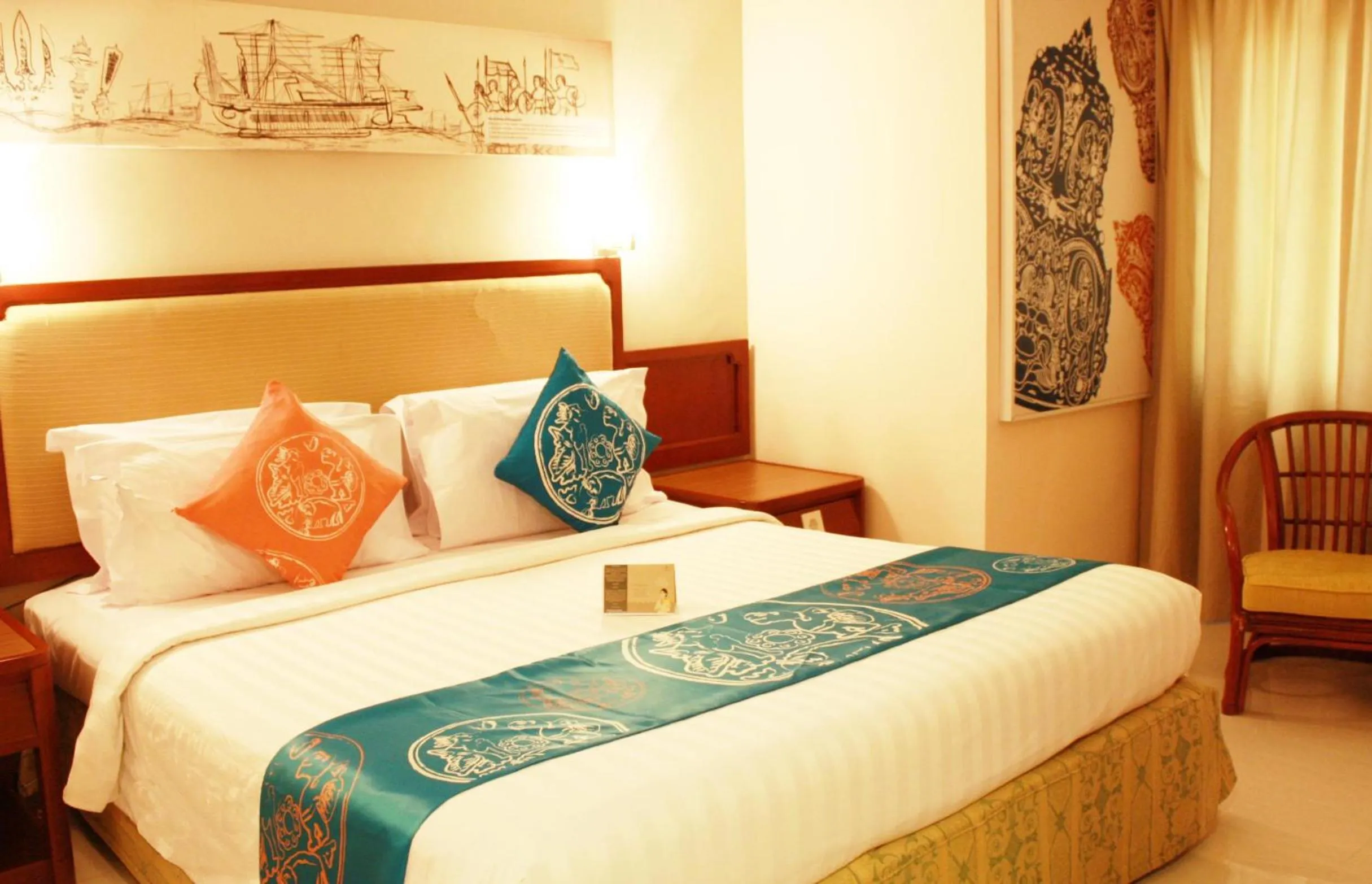 Bed in Hotel Sahid Surabaya