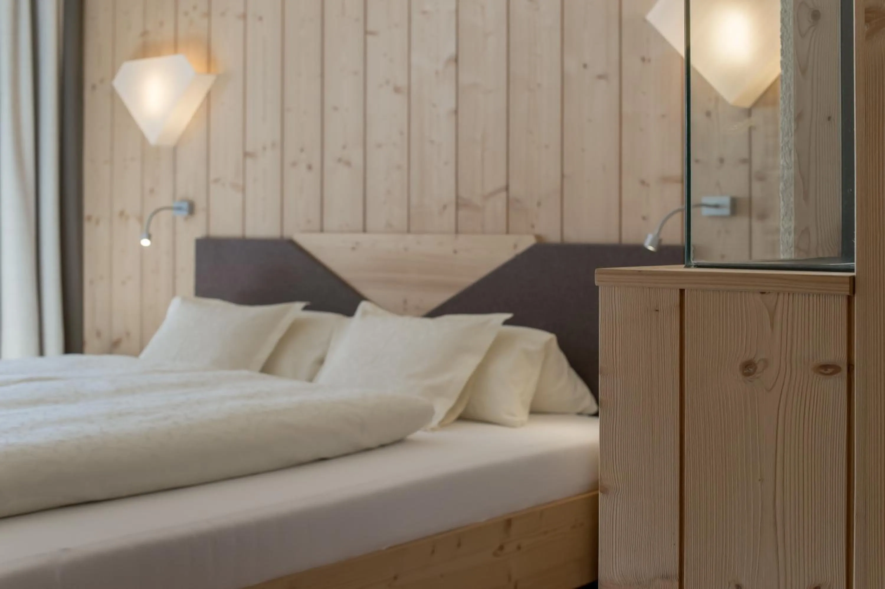 Bed in Hotel Garni Pirchhütt
