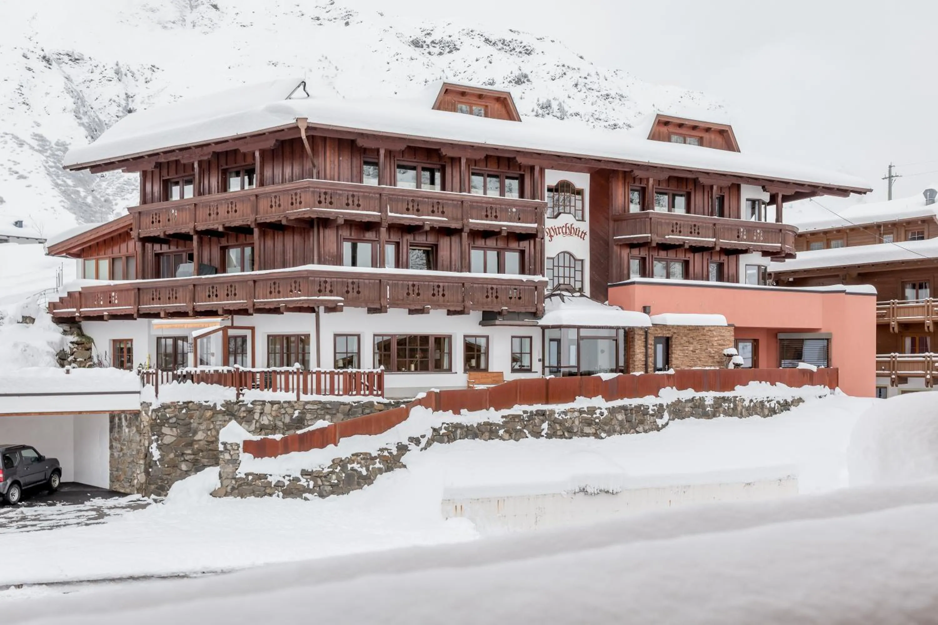 Facade/entrance in Hotel Garni Pirchhütt