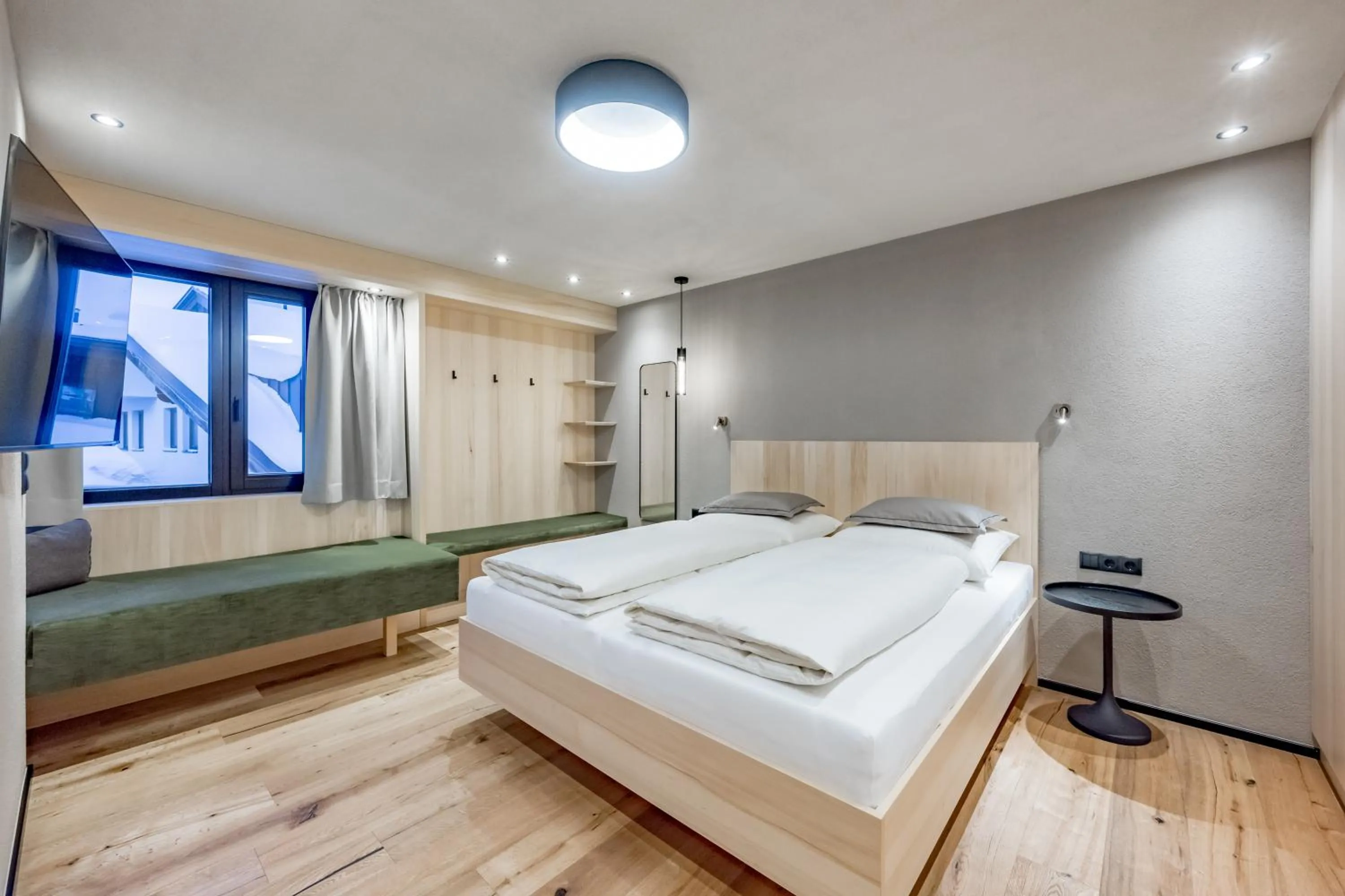 Bed in Hotel Garni Pirchhütt