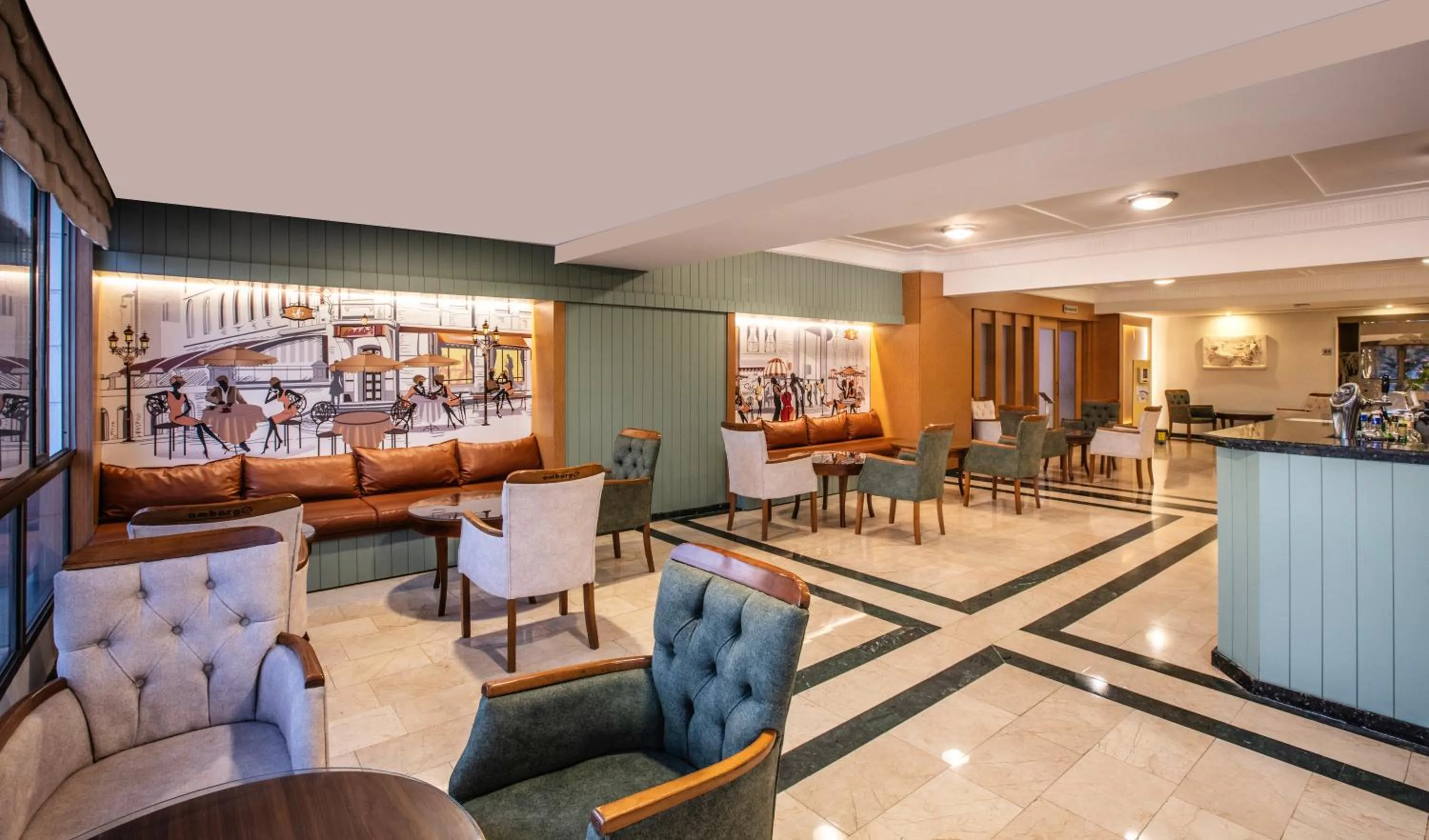 Lounge or bar in Palmin Hotel