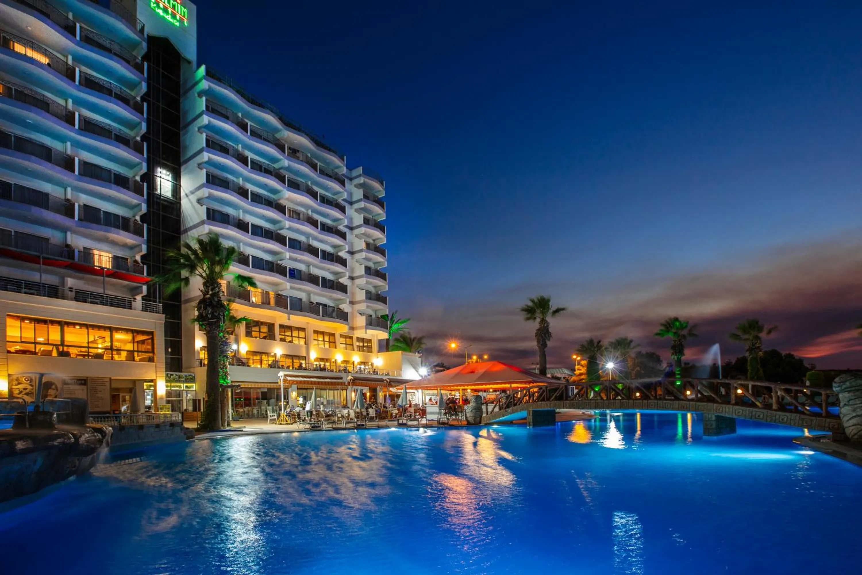 Swimming pool in Palmin Hotel