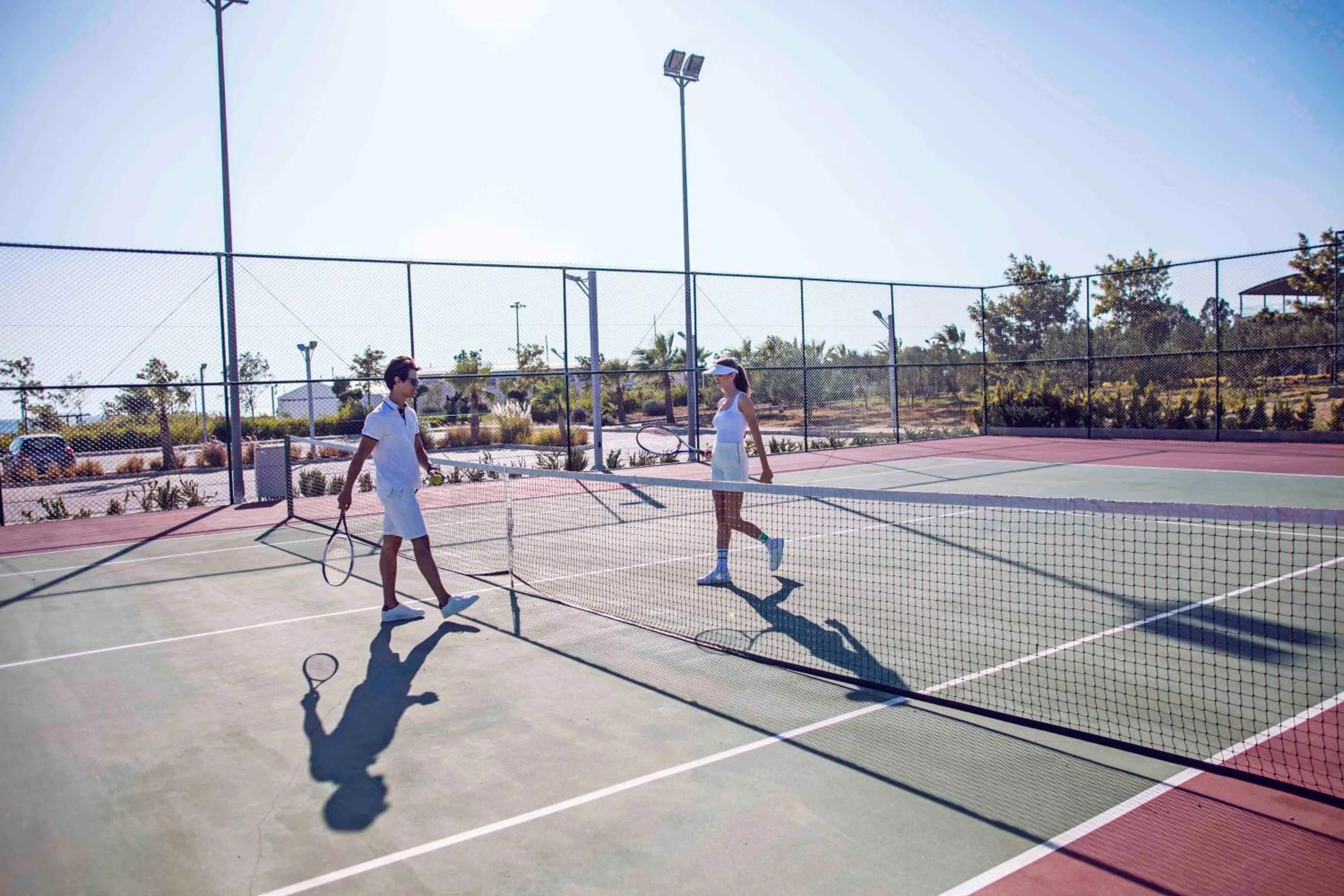 Tennis court in Yacht Club