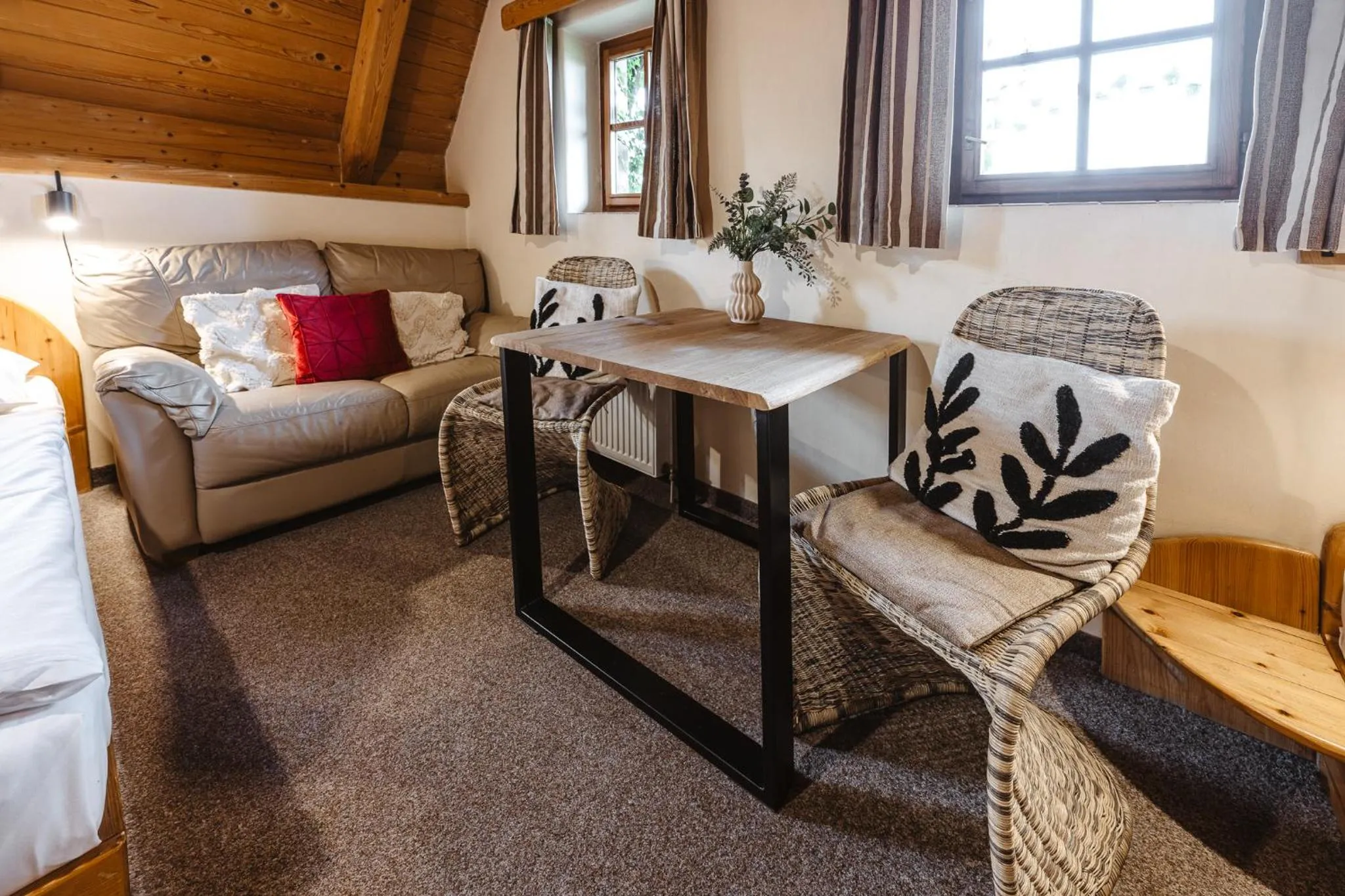 Bedroom, Bed in Hotel Frýdl