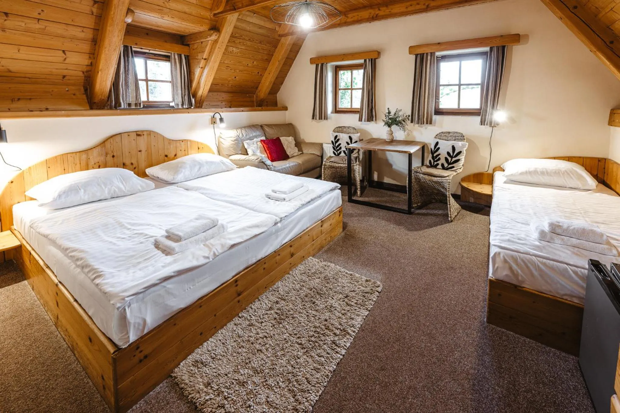 Bedroom, Bed in Hotel Frýdl