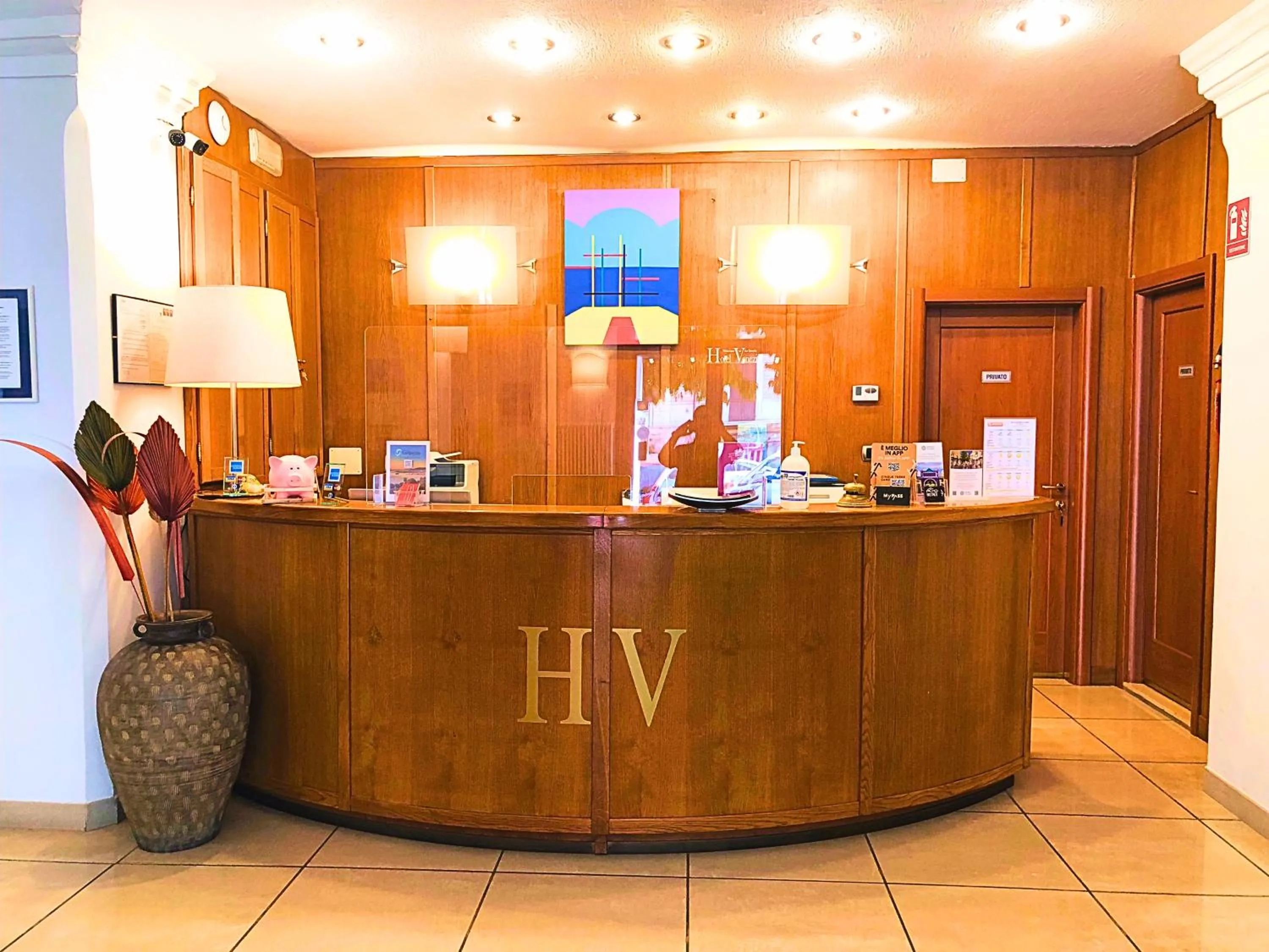 Lobby or reception in Hotel Venezia