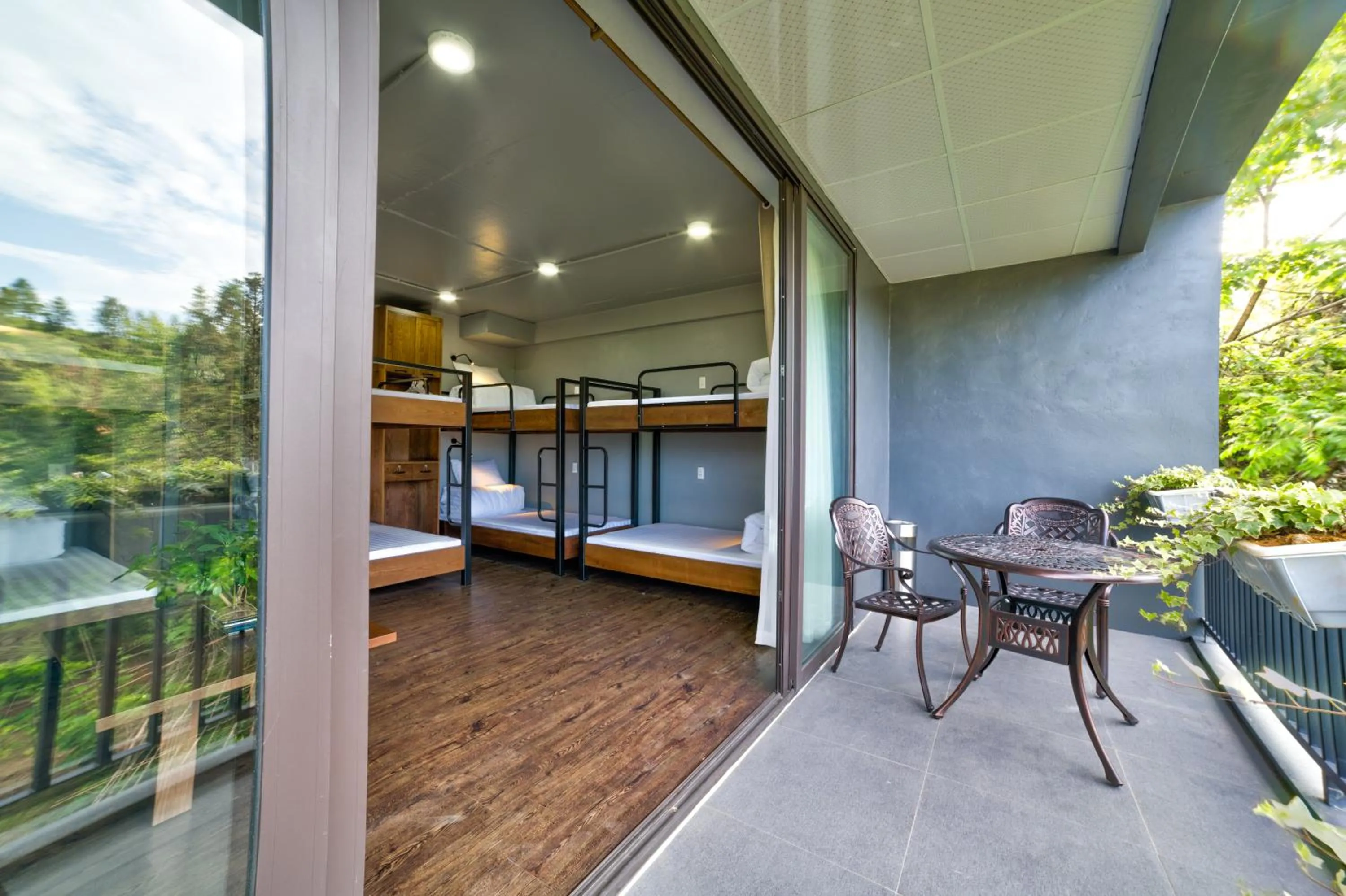 Balcony/Terrace in Lustig Hostel