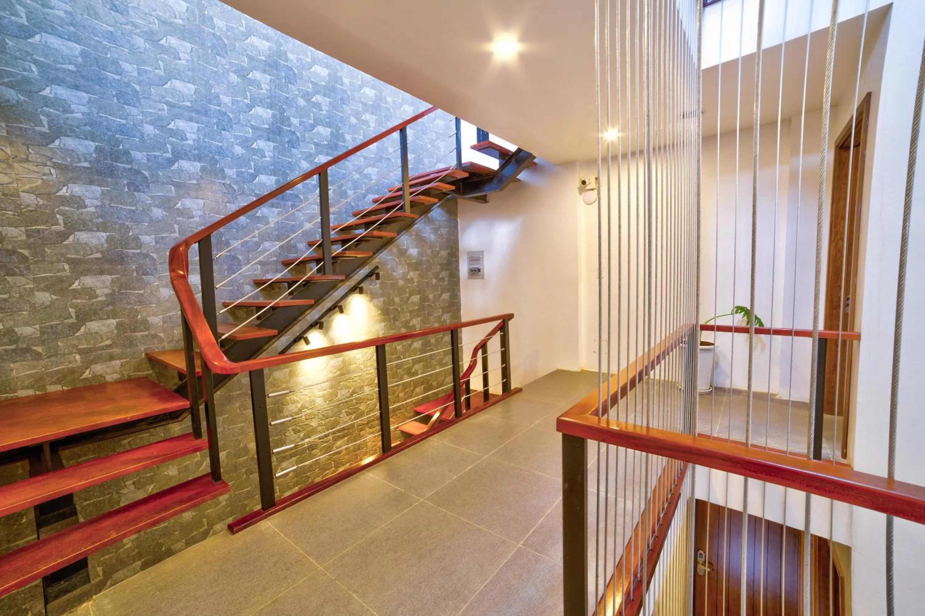 Decorative detail in Lustig Hostel