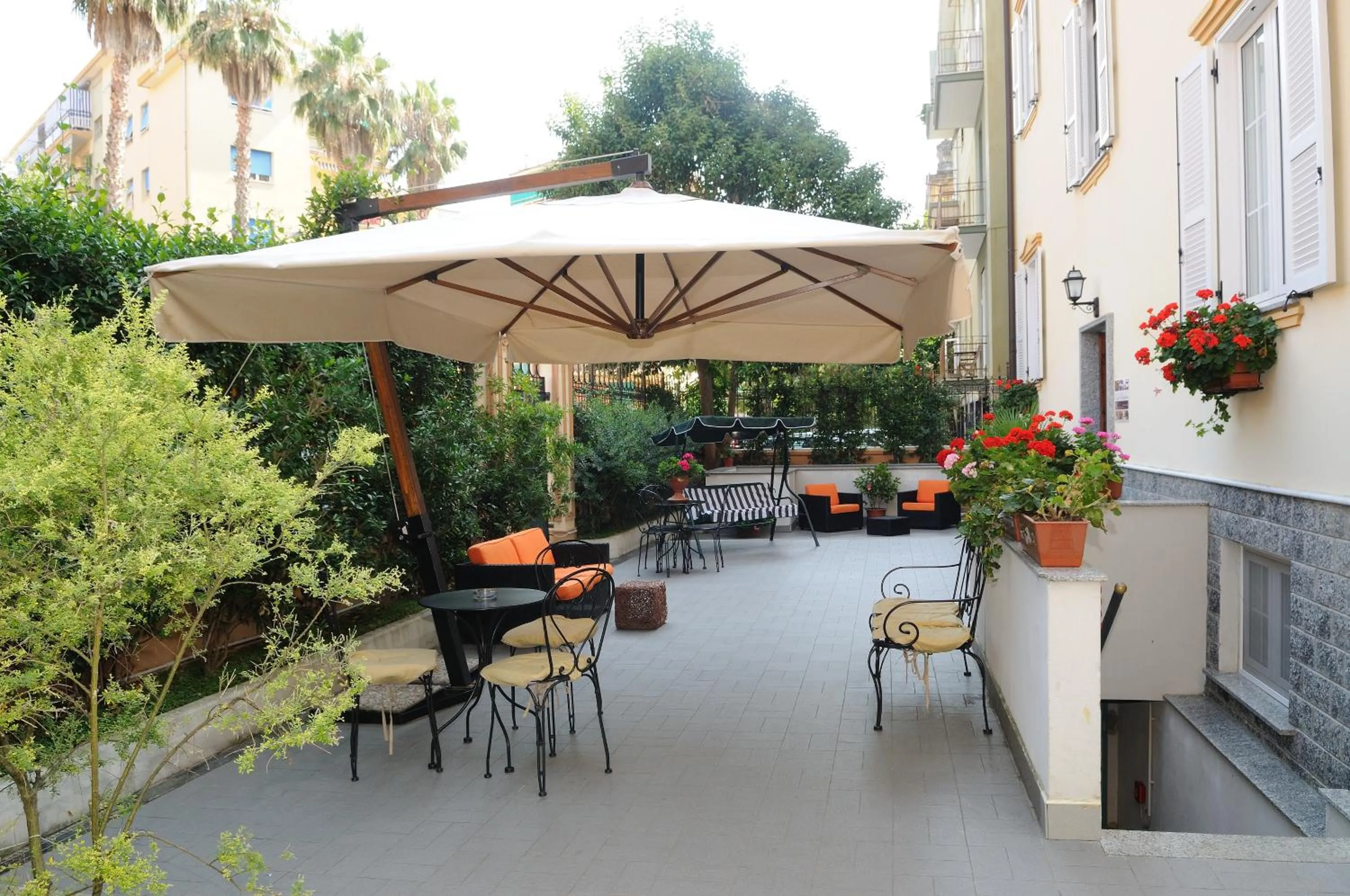 Patio in Hotel Riviera Varazze