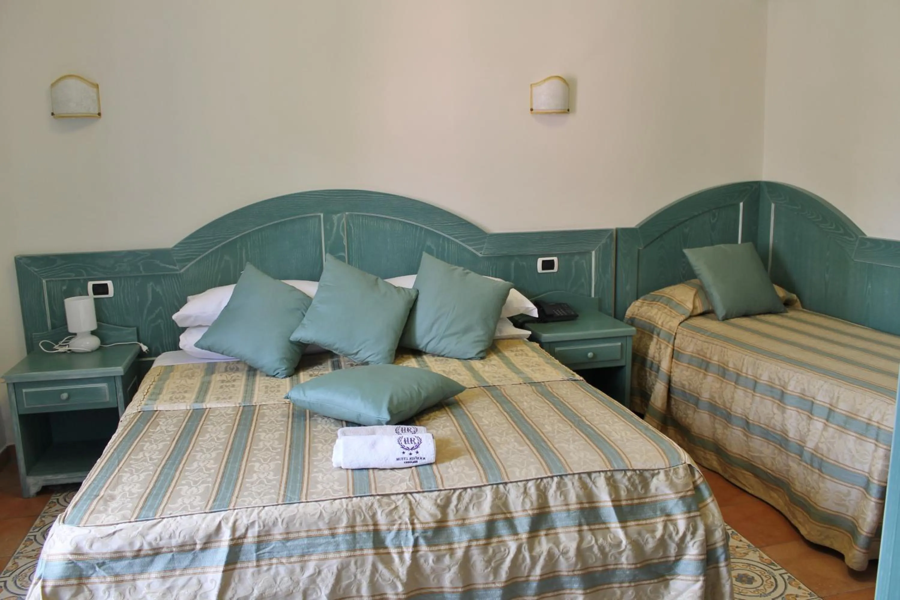 Bed in Hotel Riviera Varazze