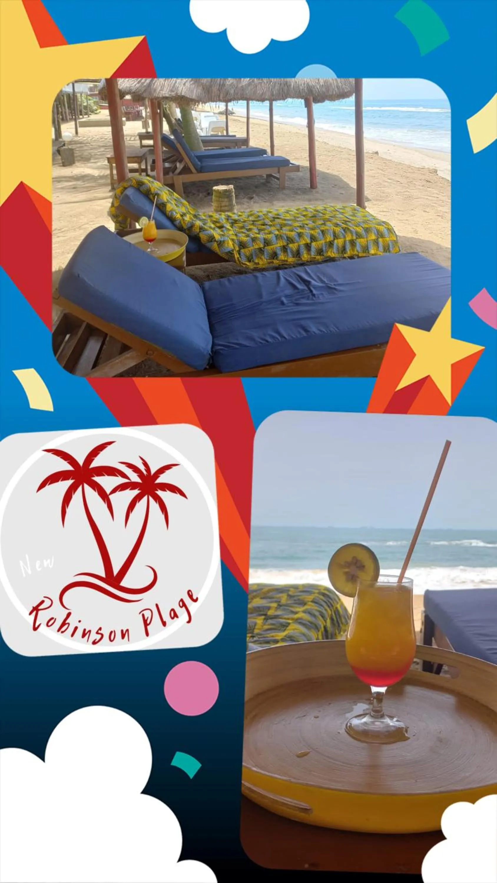 Seating area in CASE de ROBINSON