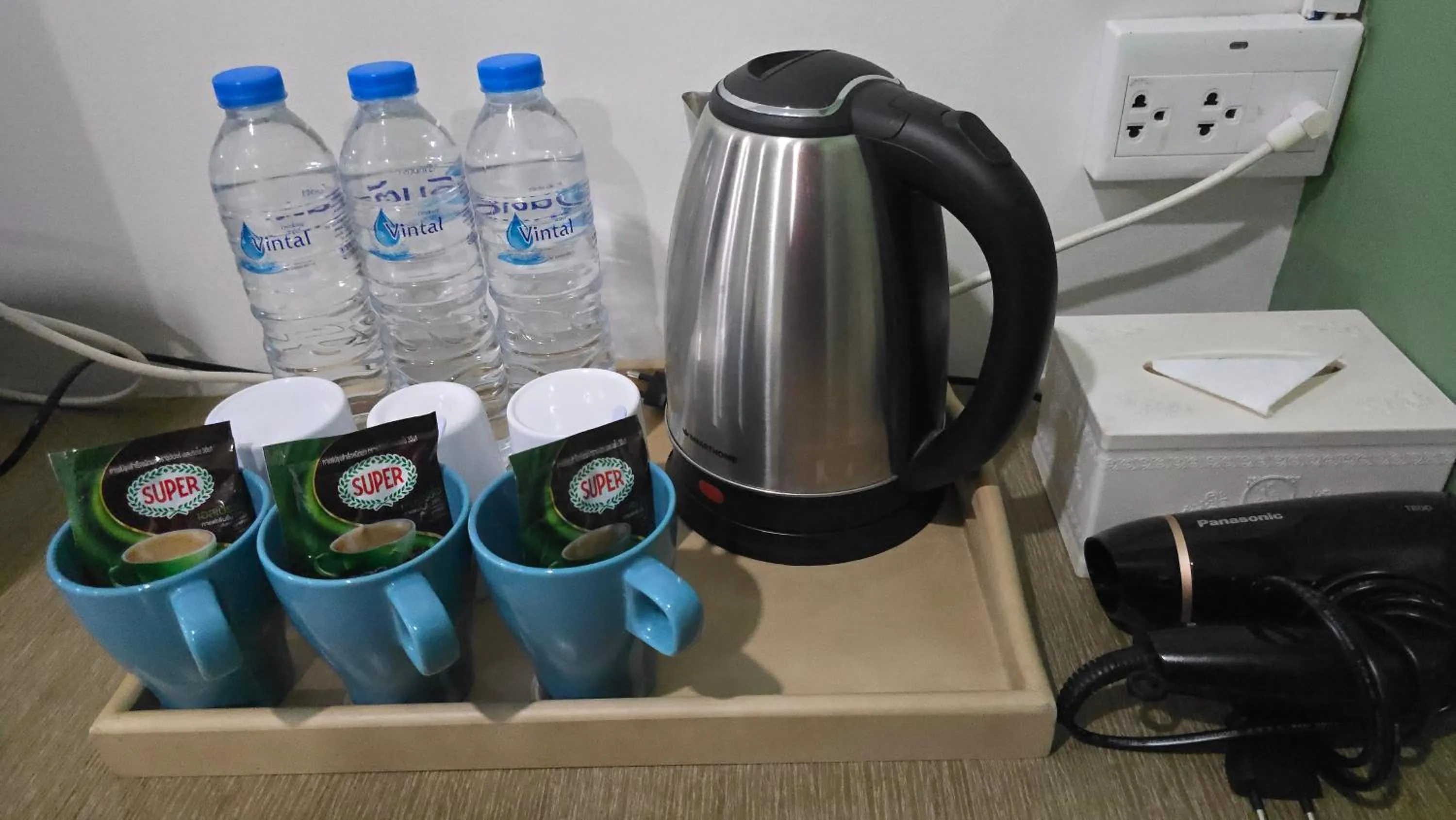Coffee/tea facilities in Sleepstation at Pratunam