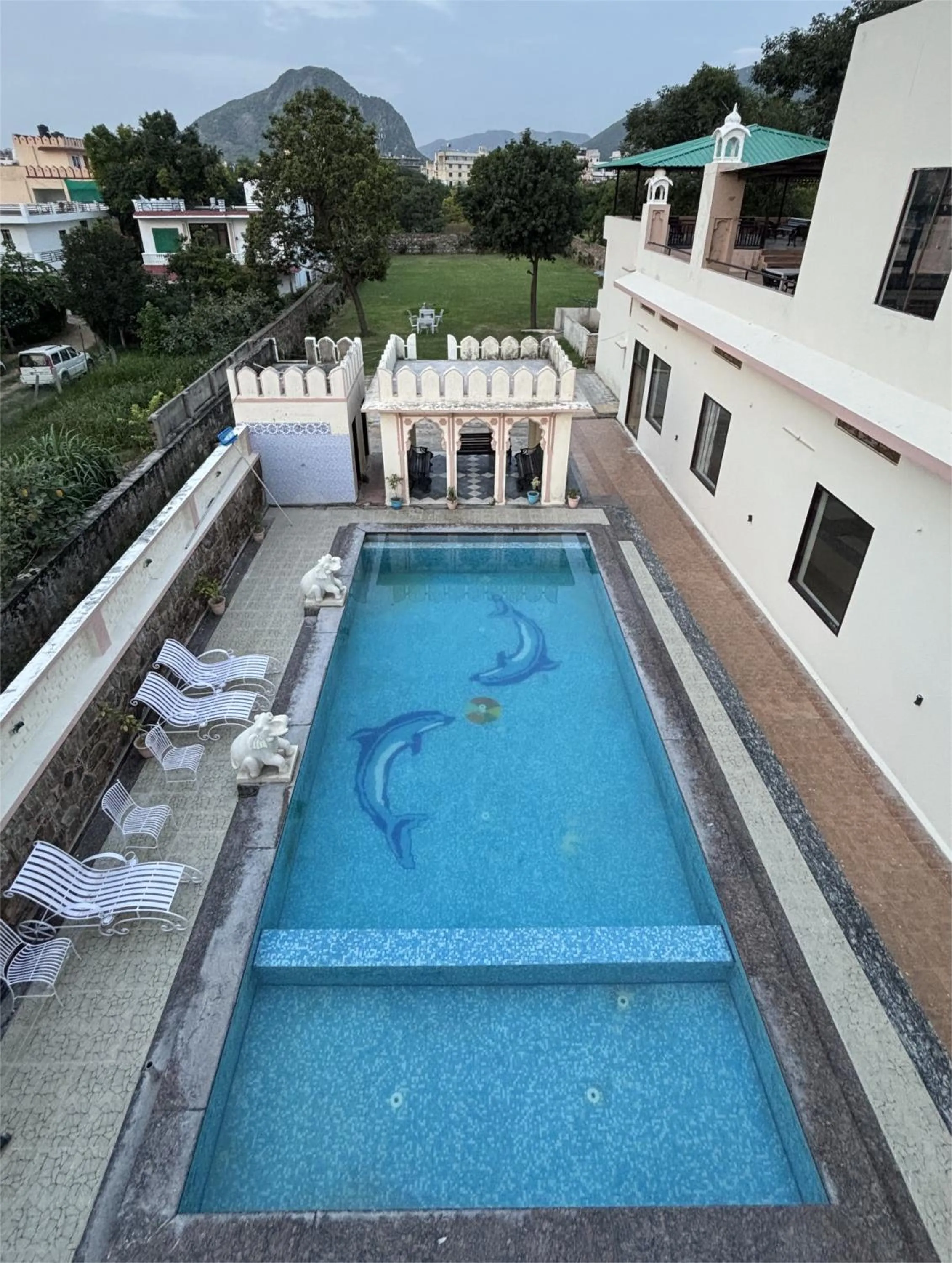 Natural landscape in Sajjan Bagh Resort