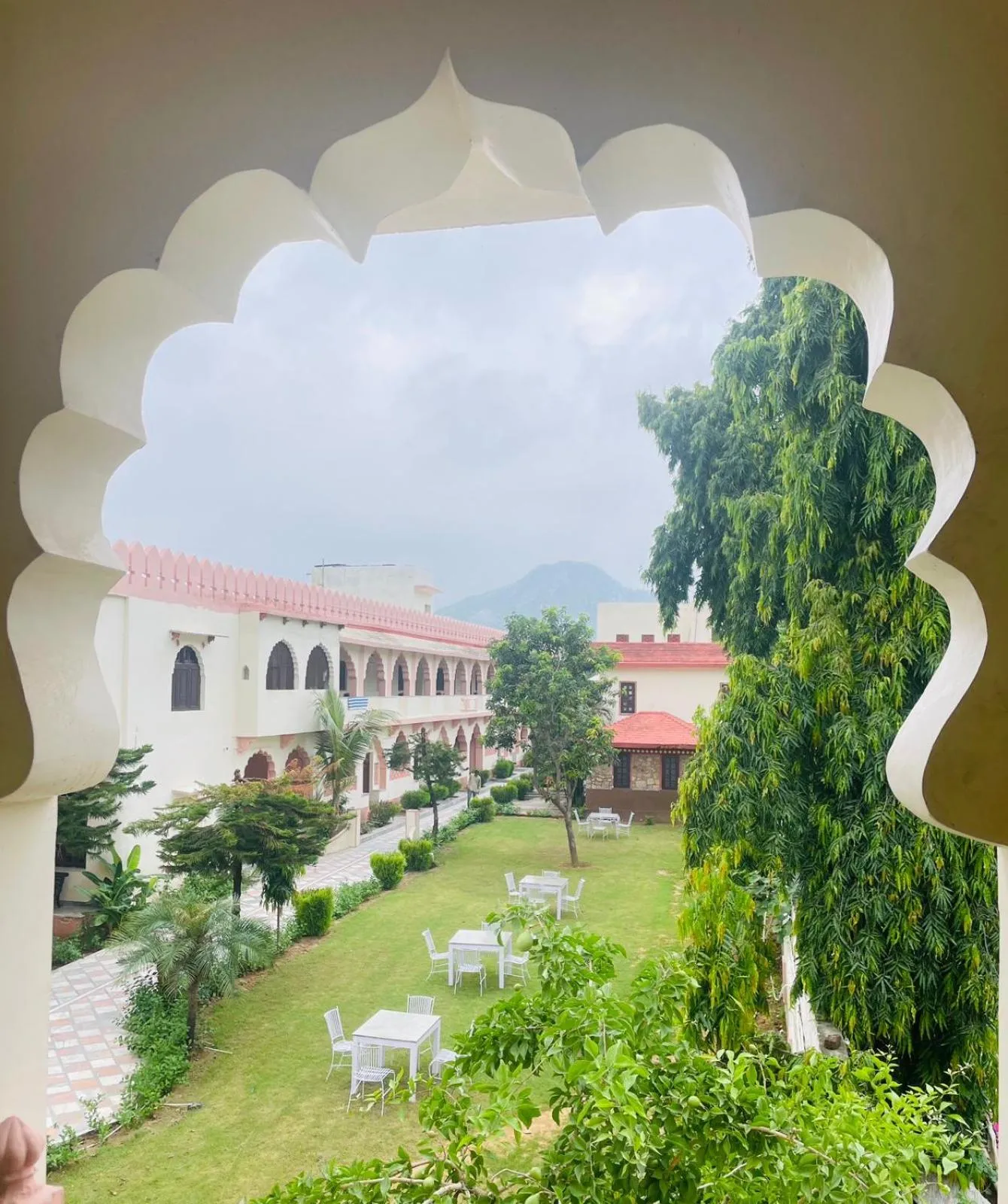 Property building in Sajjan Bagh Resort