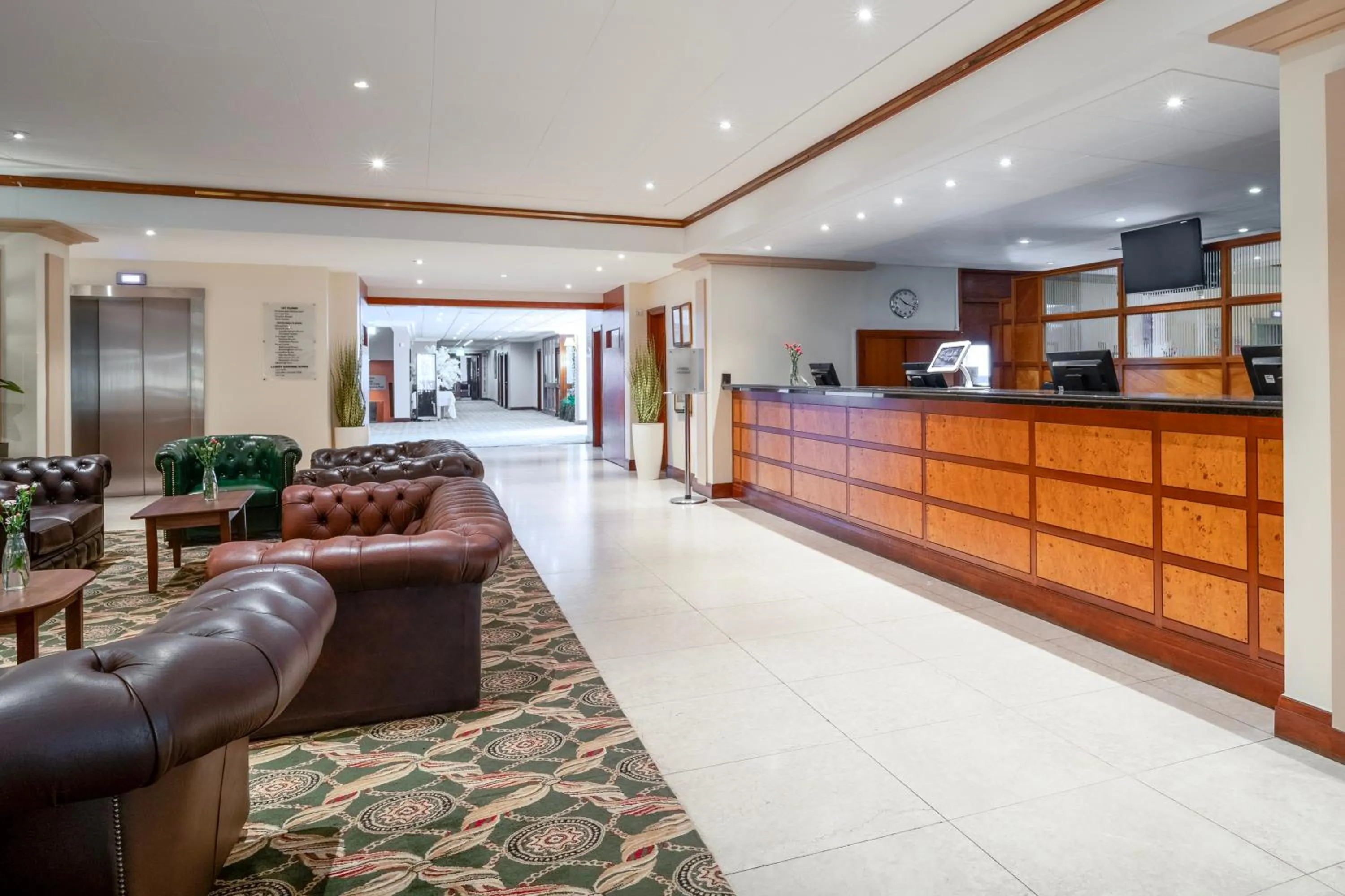 Lobby or reception in Grand Hotel Blackpool