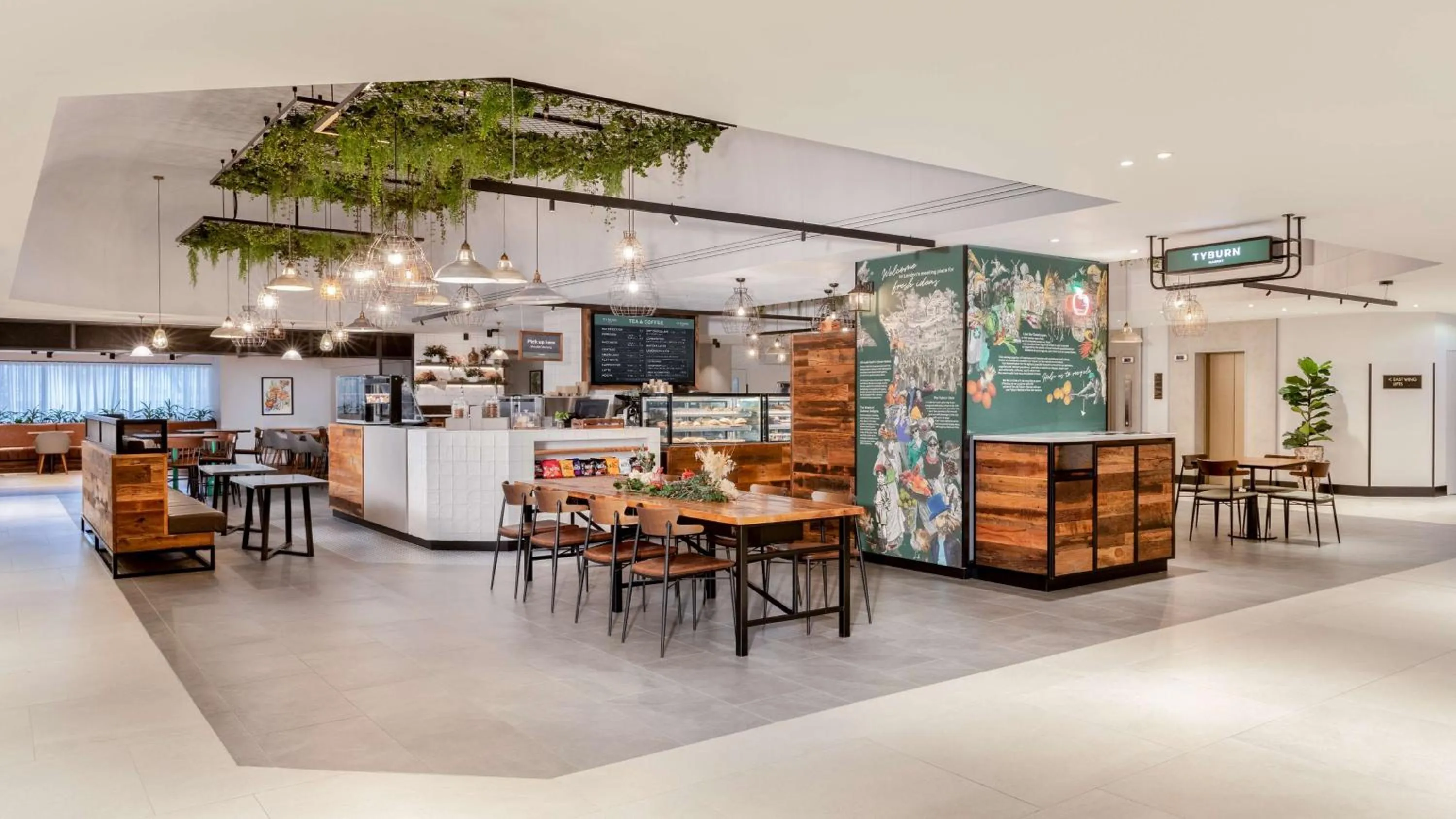 Restaurant/places to eat in Hilton London Metropole