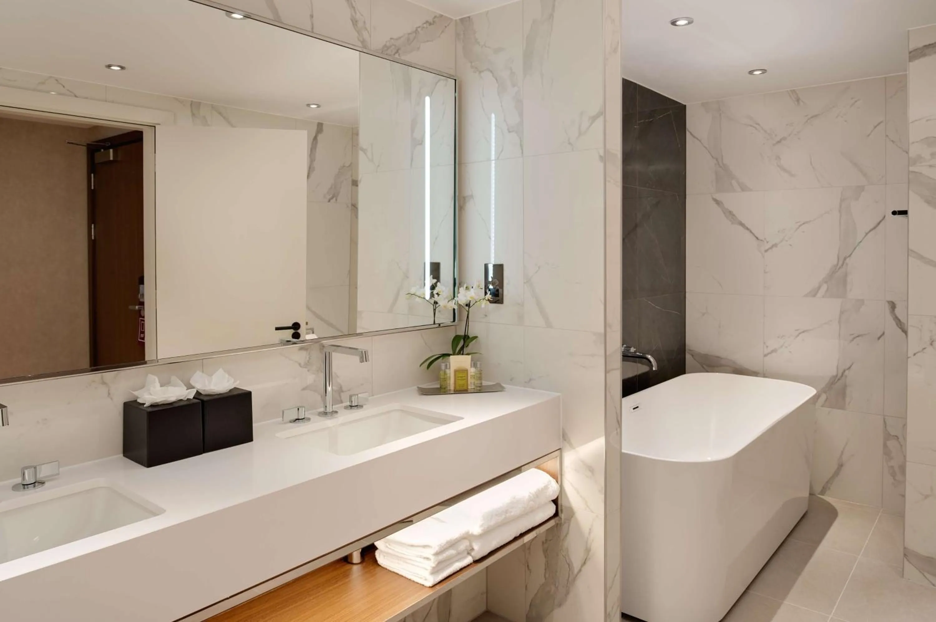 Toilet in Hilton London Metropole