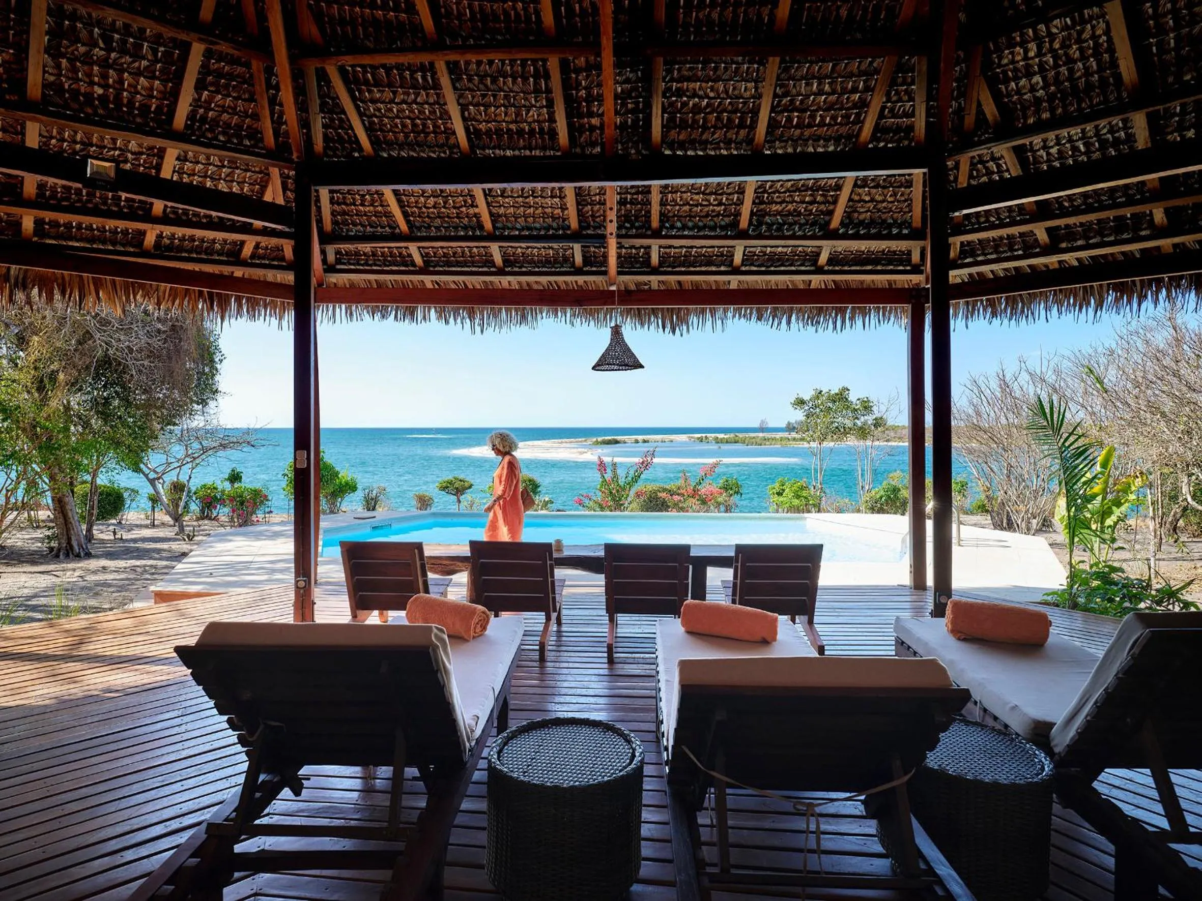 Swimming pool in Antsanitia Resort