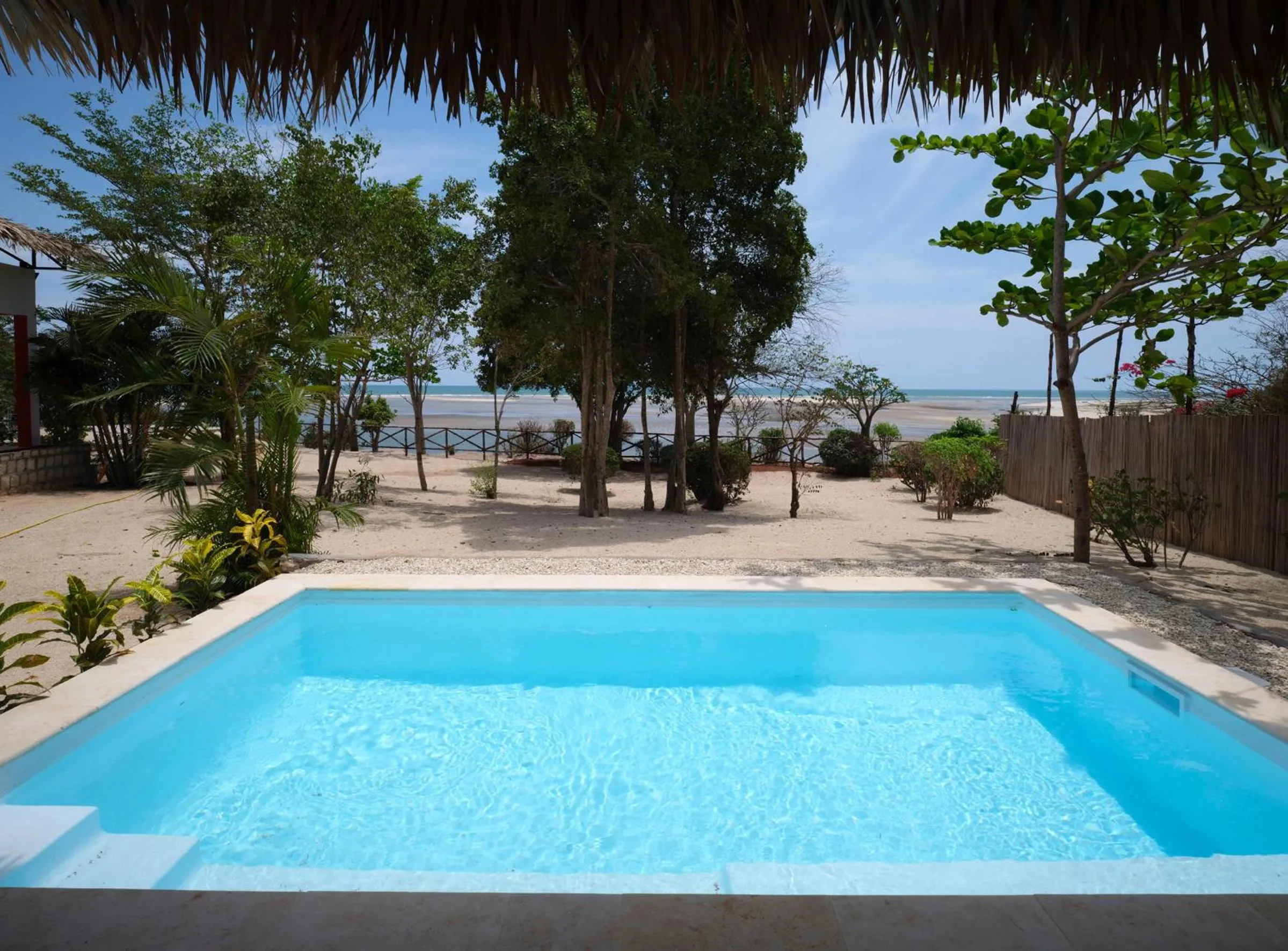 Pool view in Antsanitia Resort