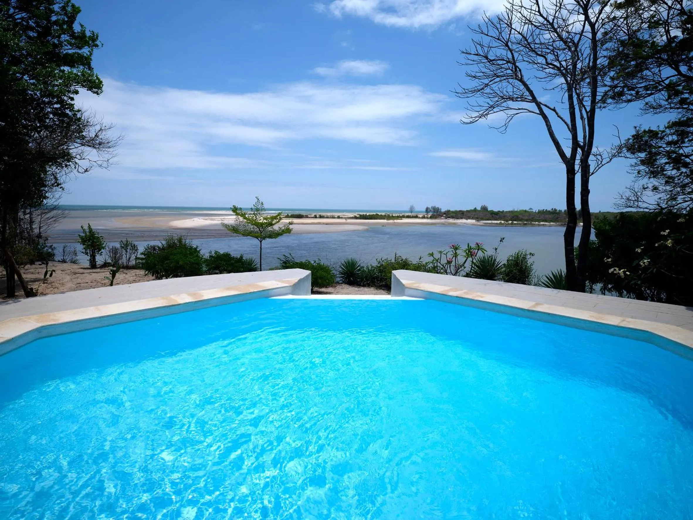 Pool view in Antsanitia Resort