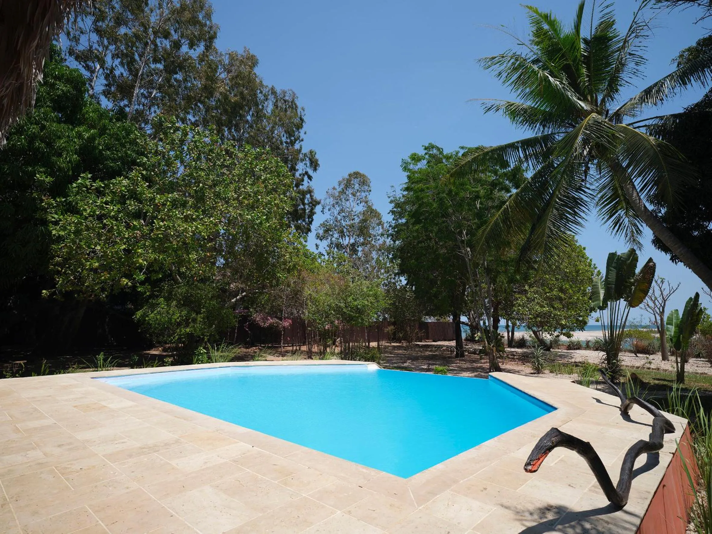 Pool view in Antsanitia Resort