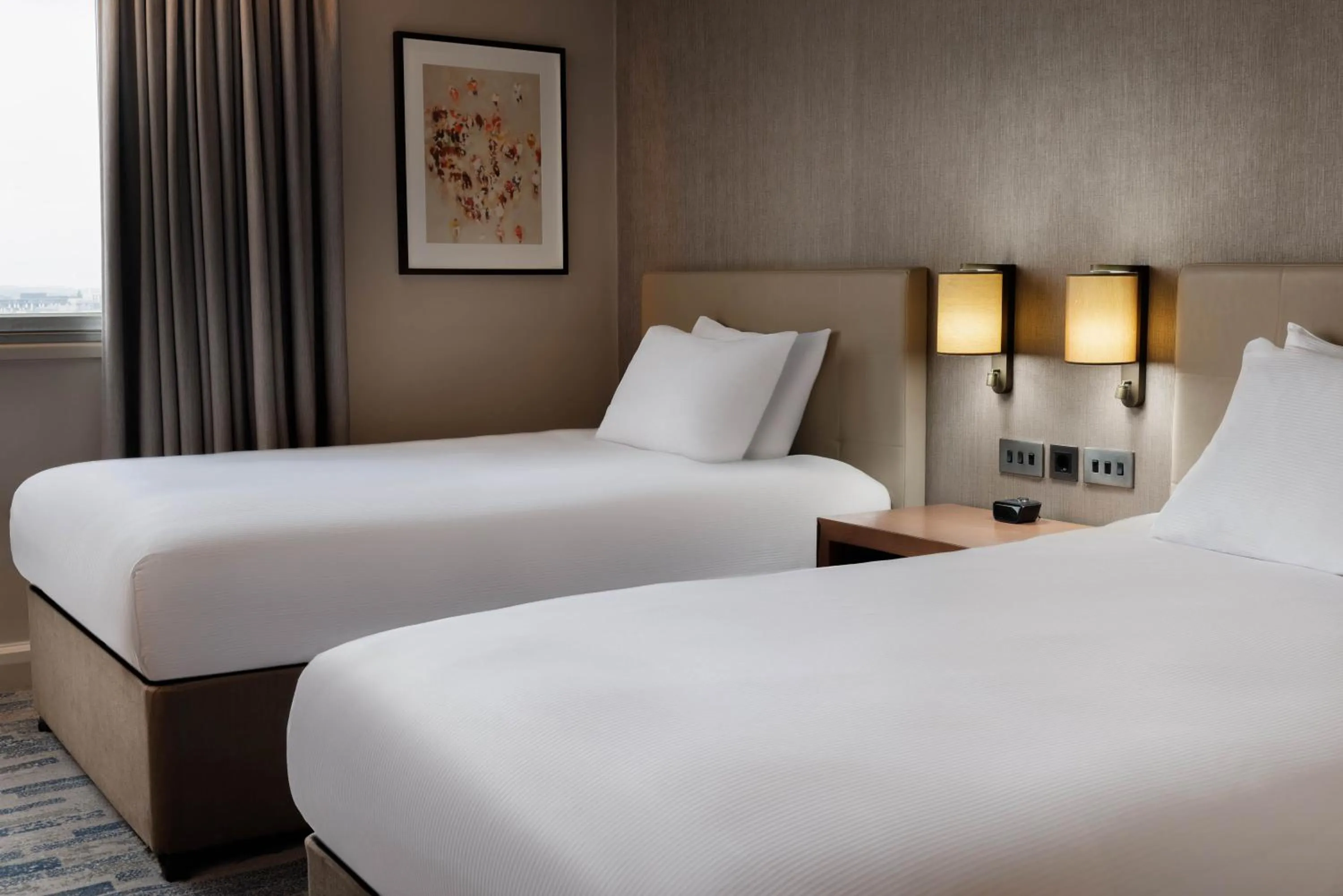 Bedroom, Bed in Hilton Leeds City