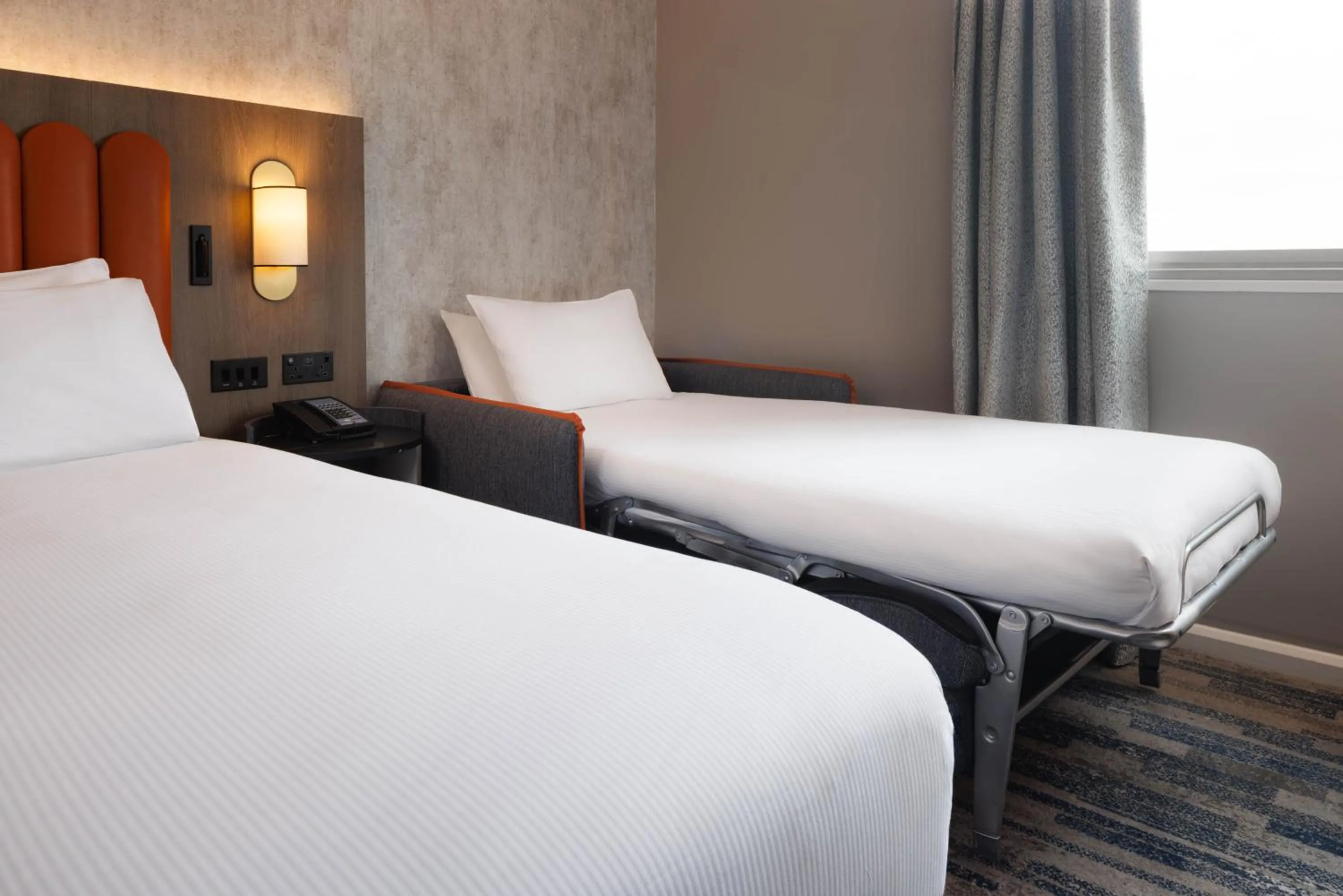 Bedroom, Bed in Hilton Leeds City