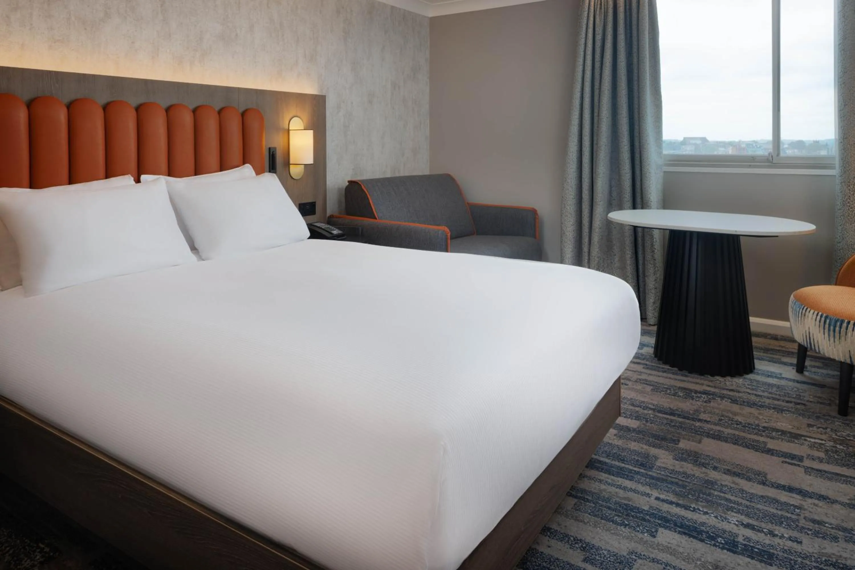 Bedroom, Bed in Hilton Leeds City