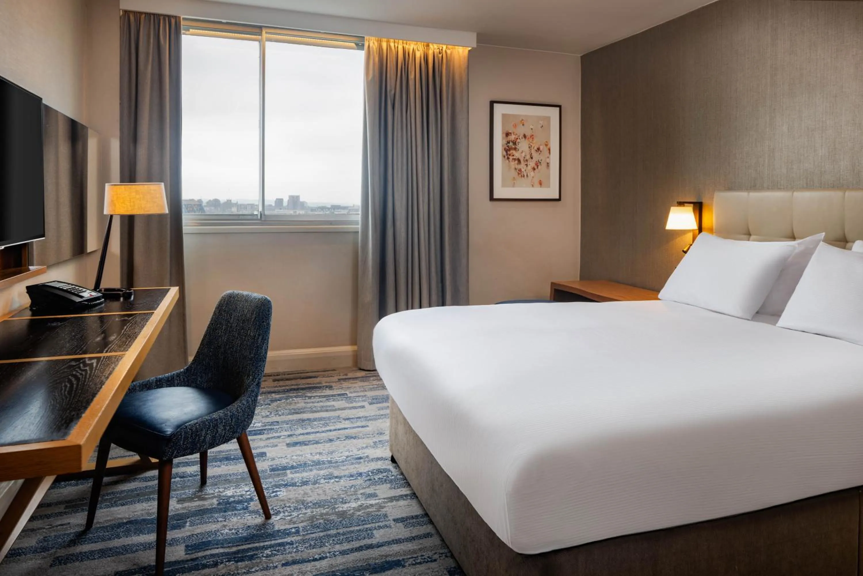 Bedroom, Bed in Hilton Leeds City