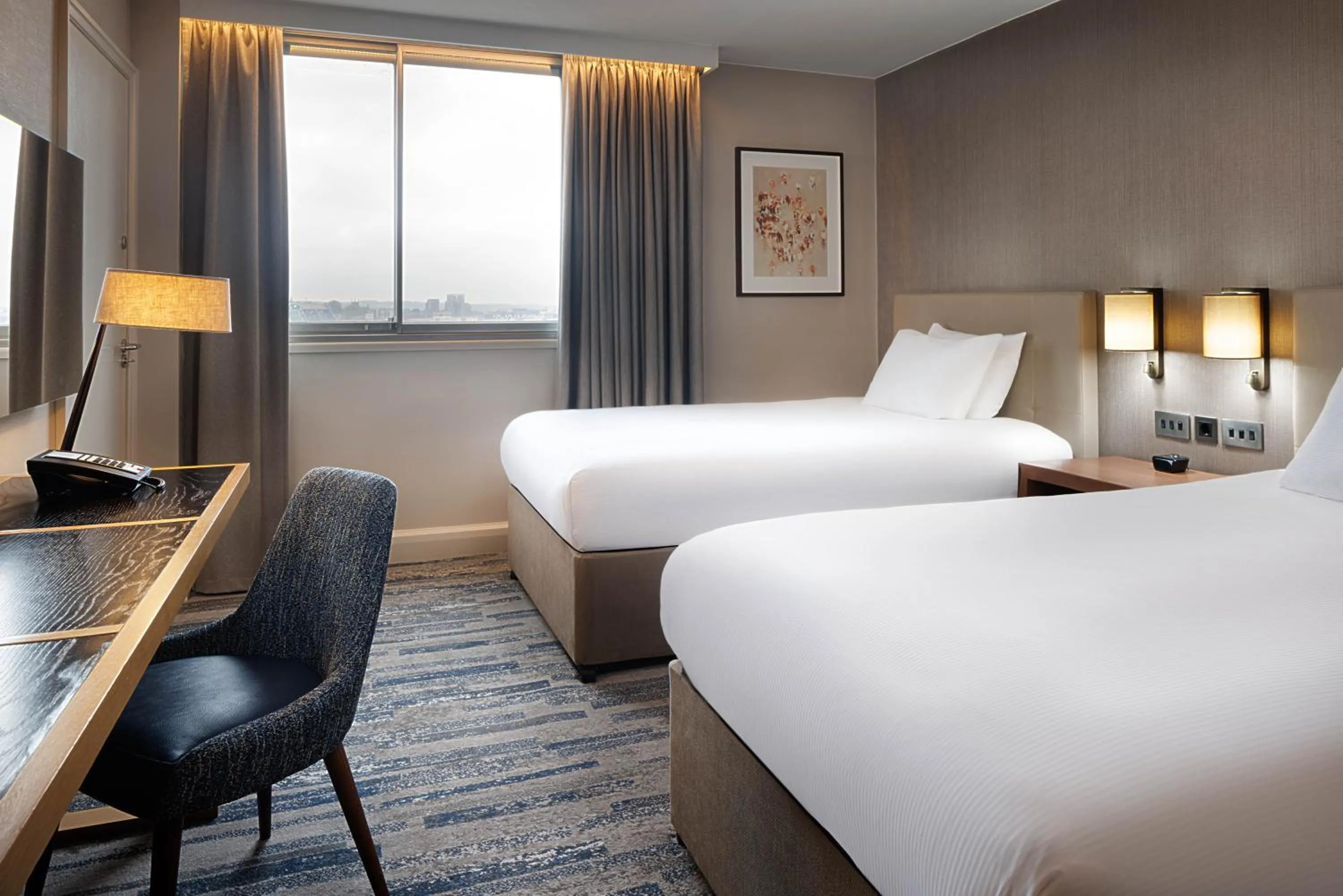 Bedroom, Bed in Hilton Leeds City