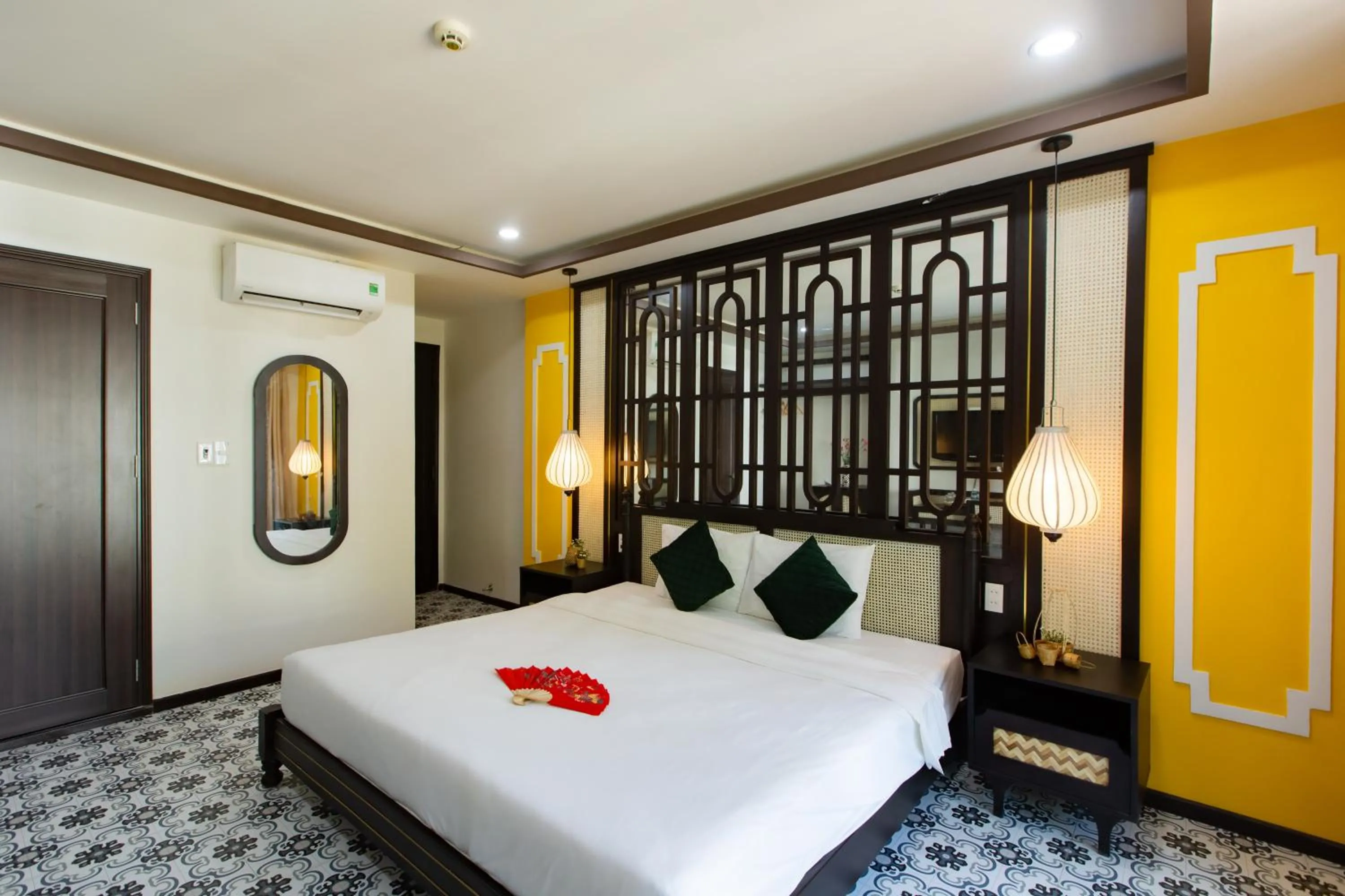Bedroom in Binh Duong Resident Hotel