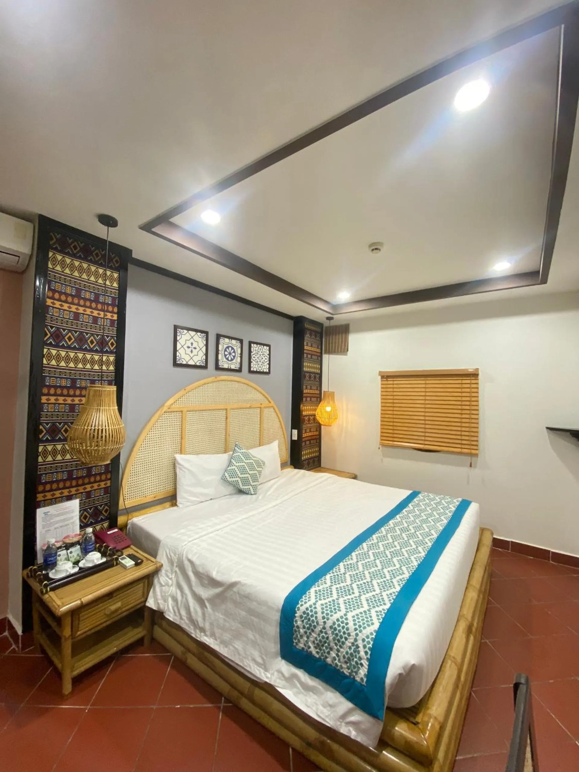 Bed in Binh Duong Resident Hotel