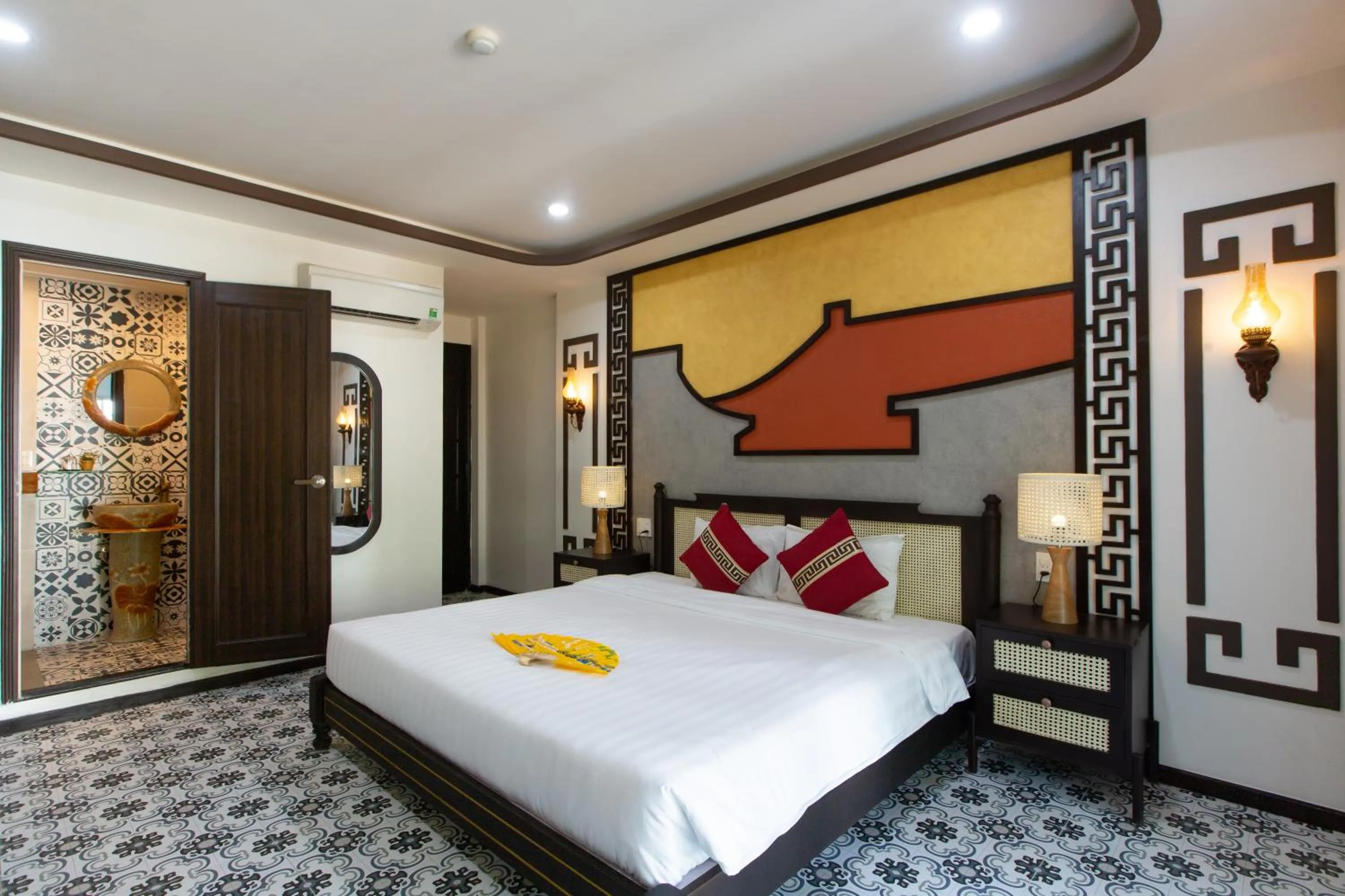 Bedroom in Binh Duong Resident Hotel