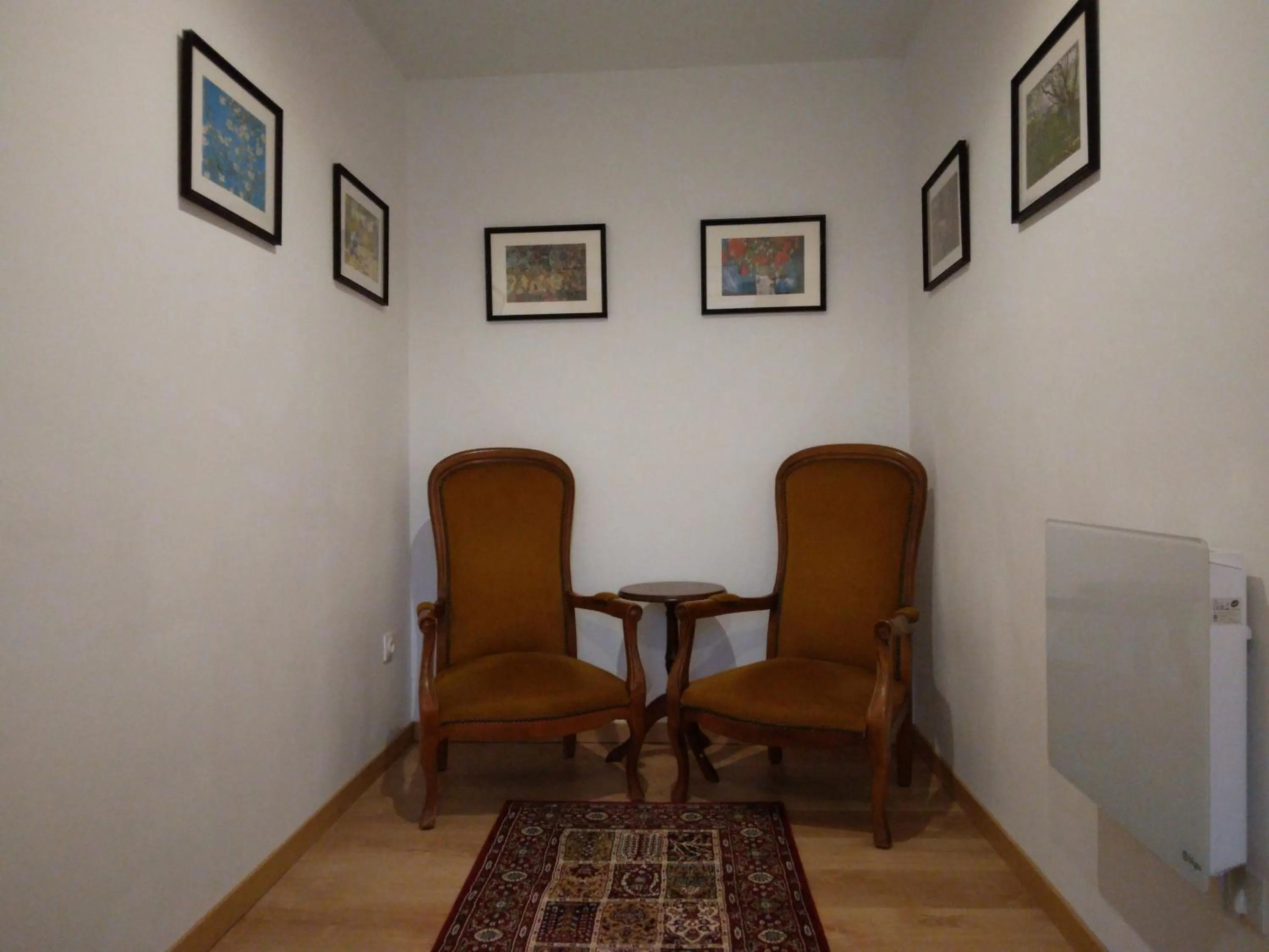 Seating area in La Petite Houssaye