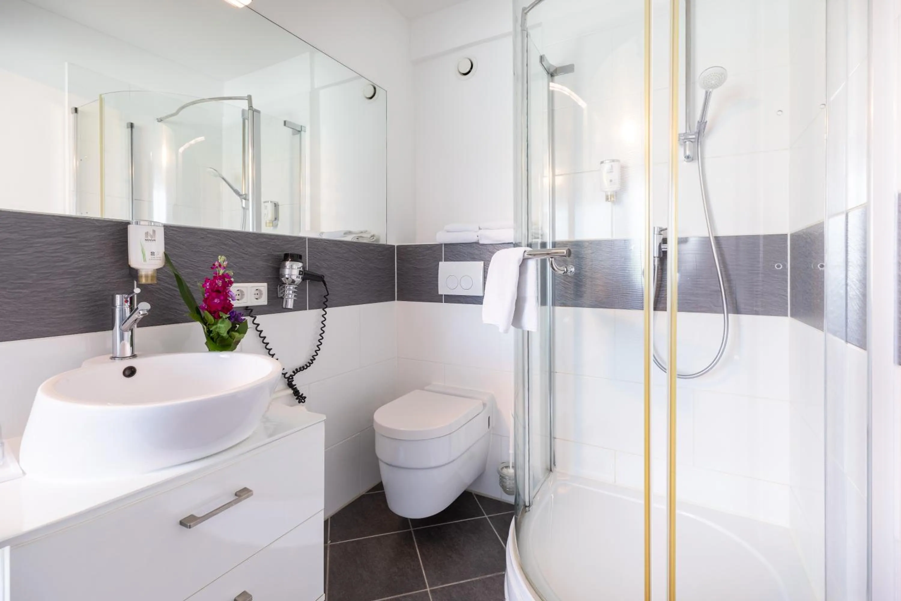 Shower in Hotel Aviva