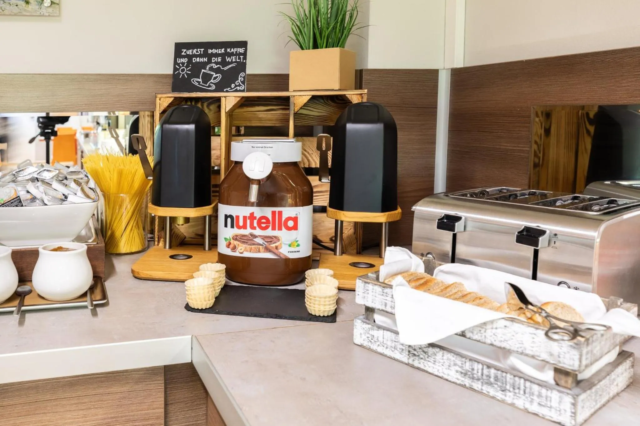 Buffet breakfast in Hotel Aviva