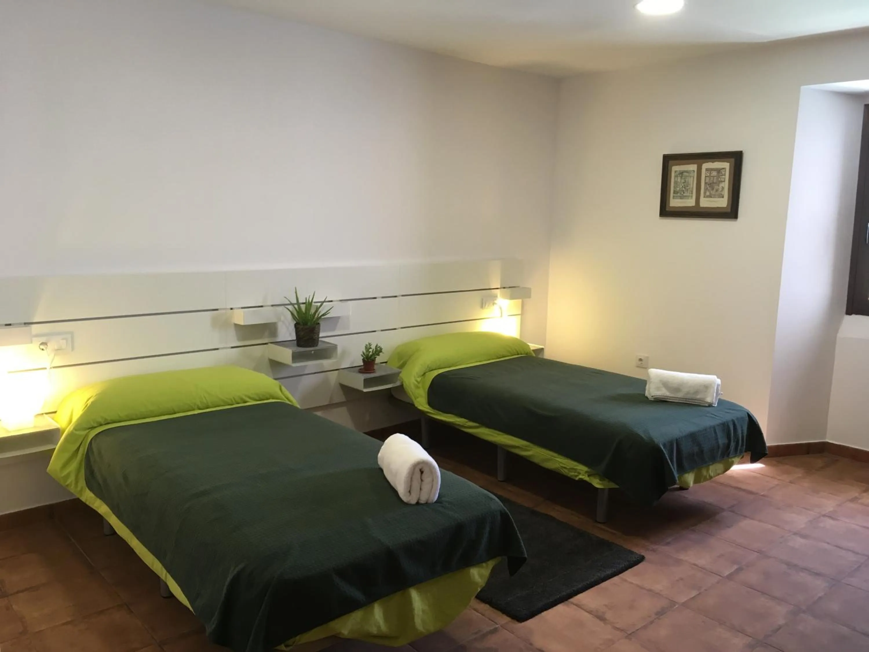 Bed in El Albergue de Sigüenza