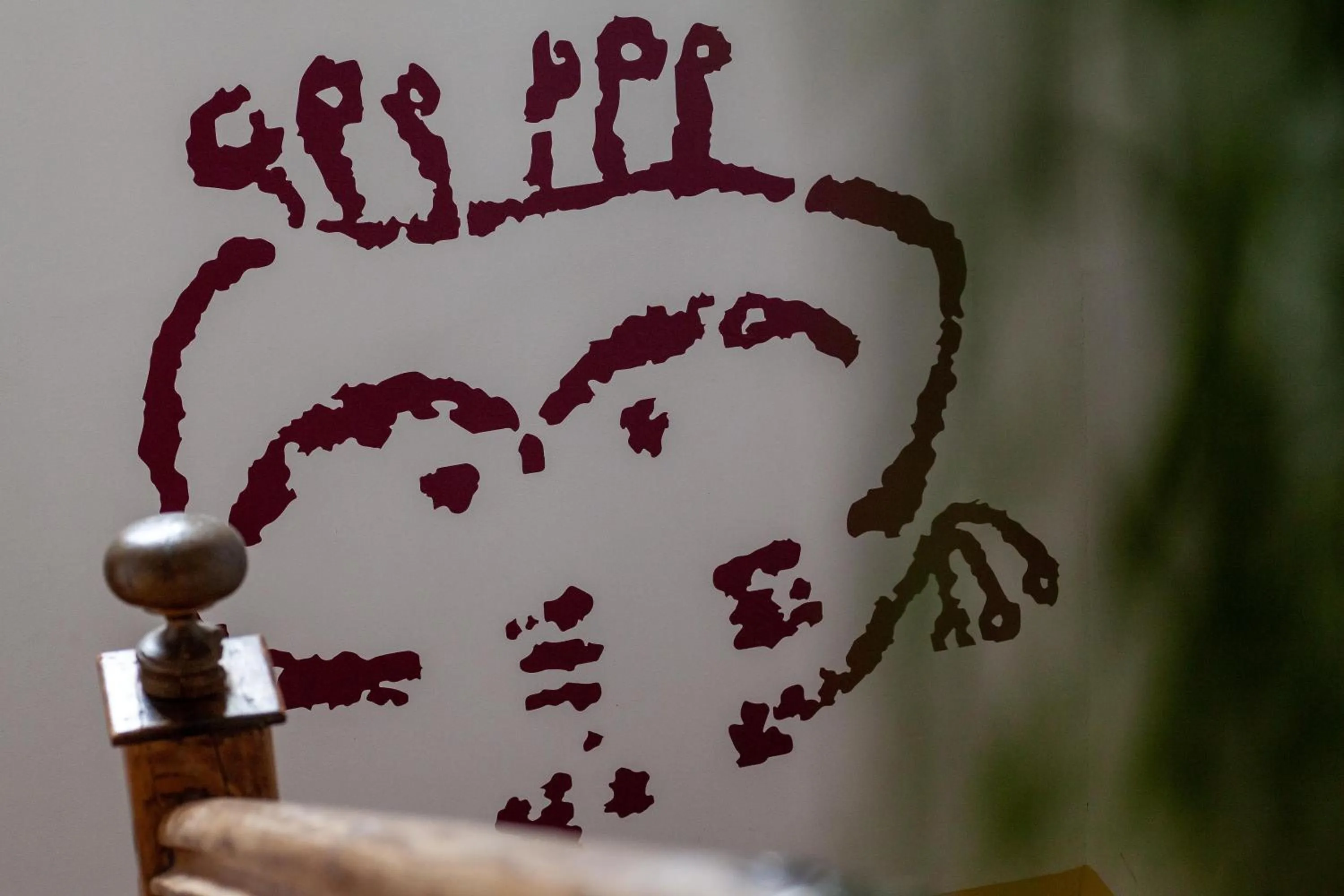 Decorative detail in El Albergue de Sigüenza