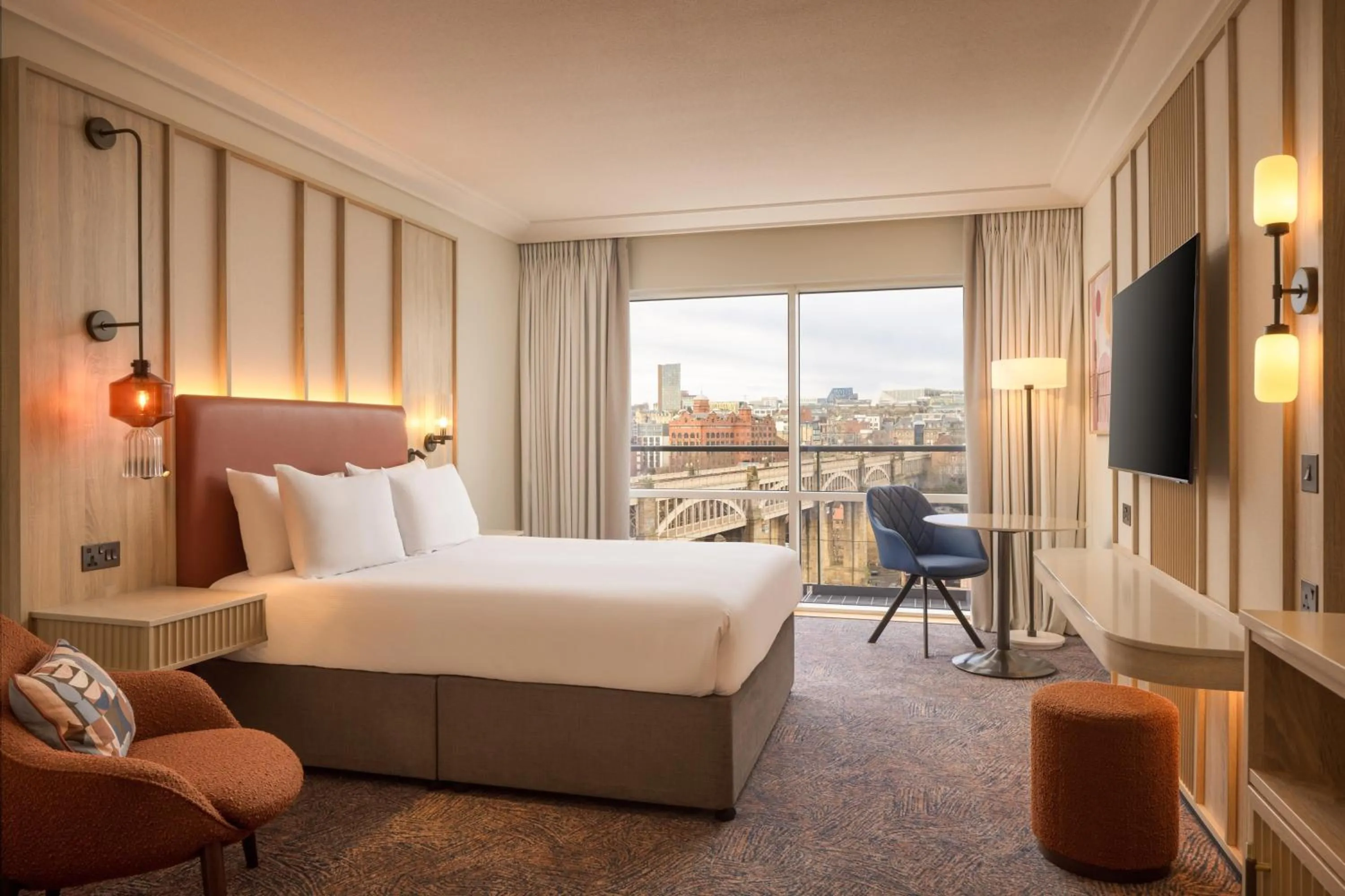 Bed in Hilton Newcastle Gateshead