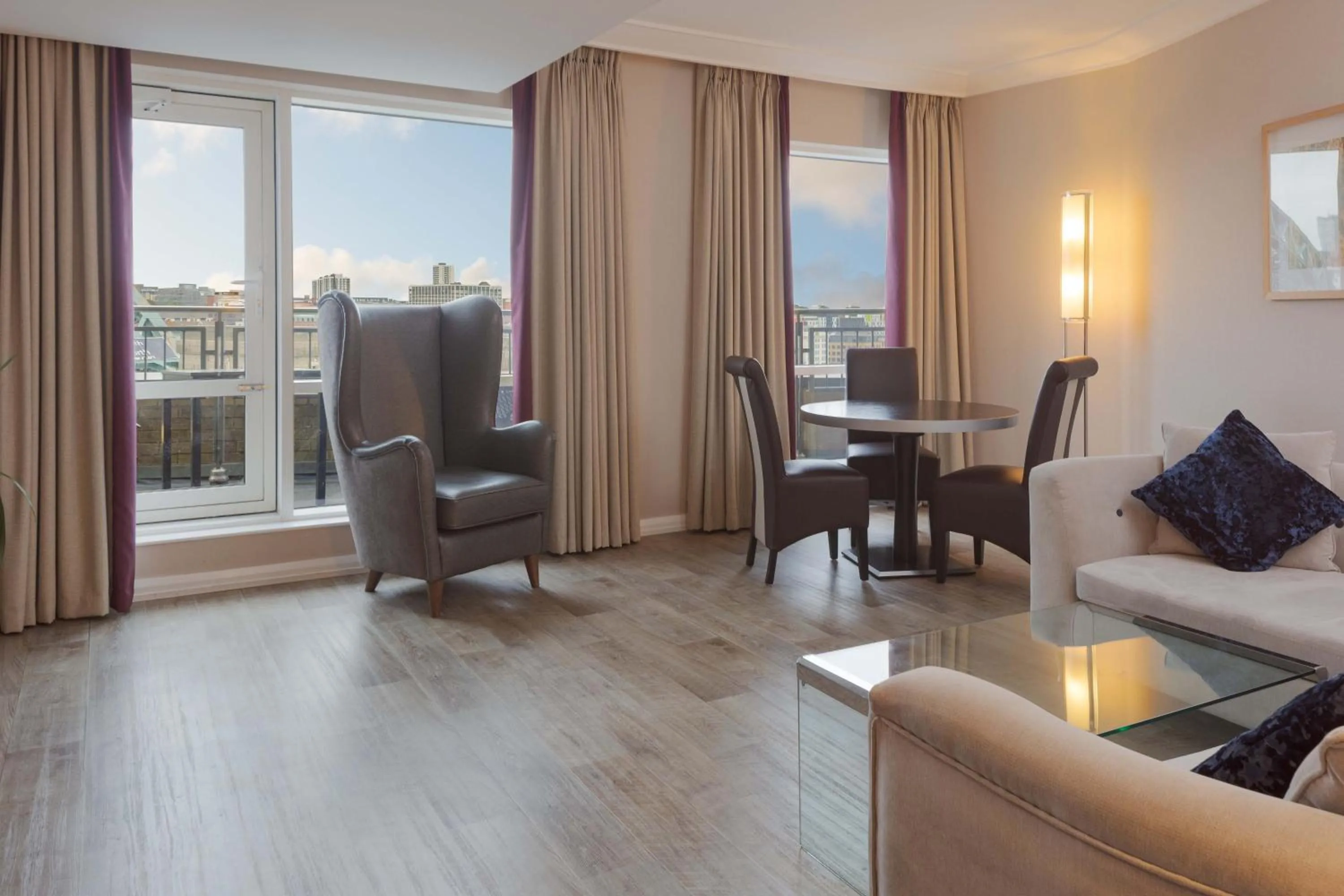 Living room in Hilton Newcastle Gateshead