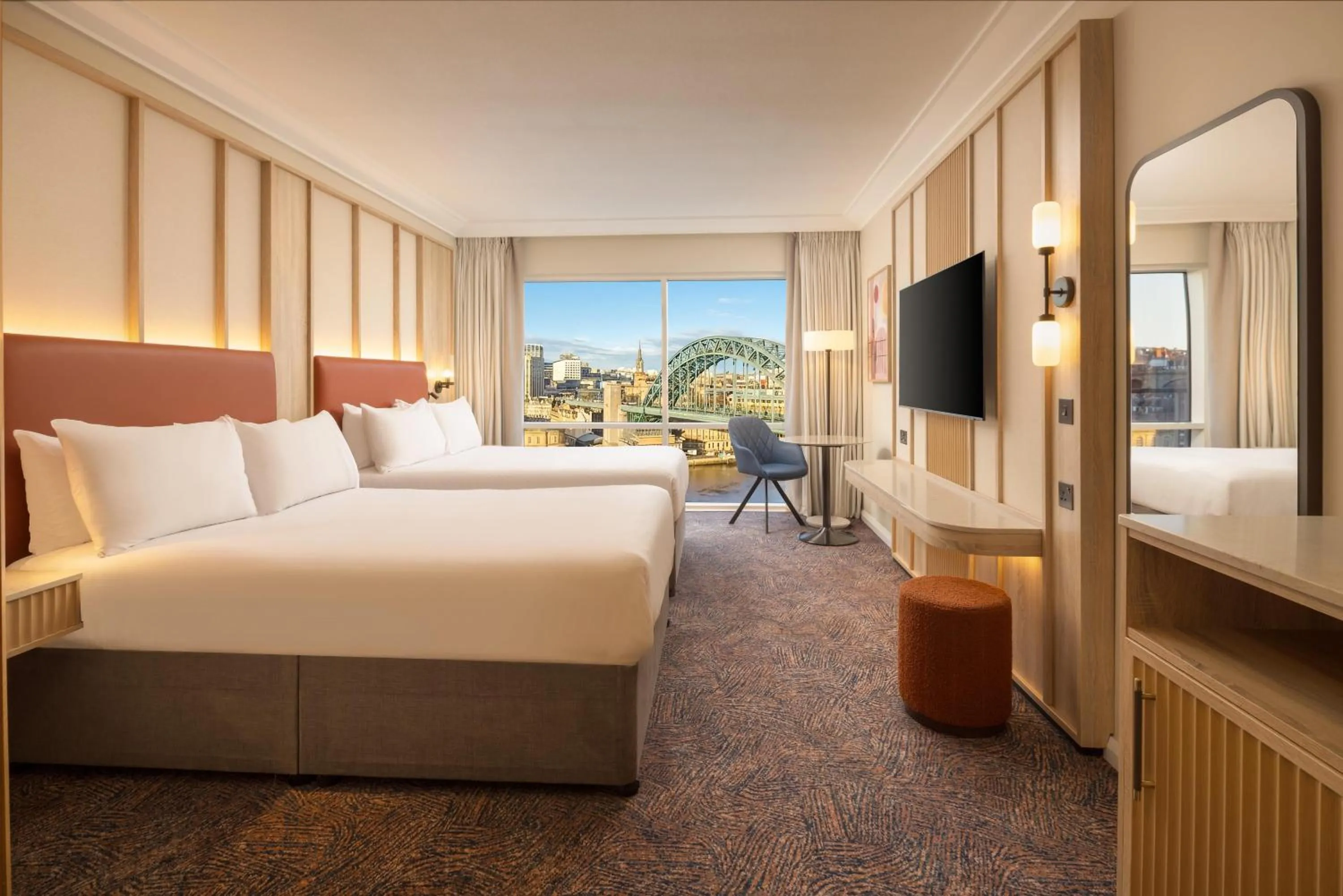 Bed in Hilton Newcastle Gateshead