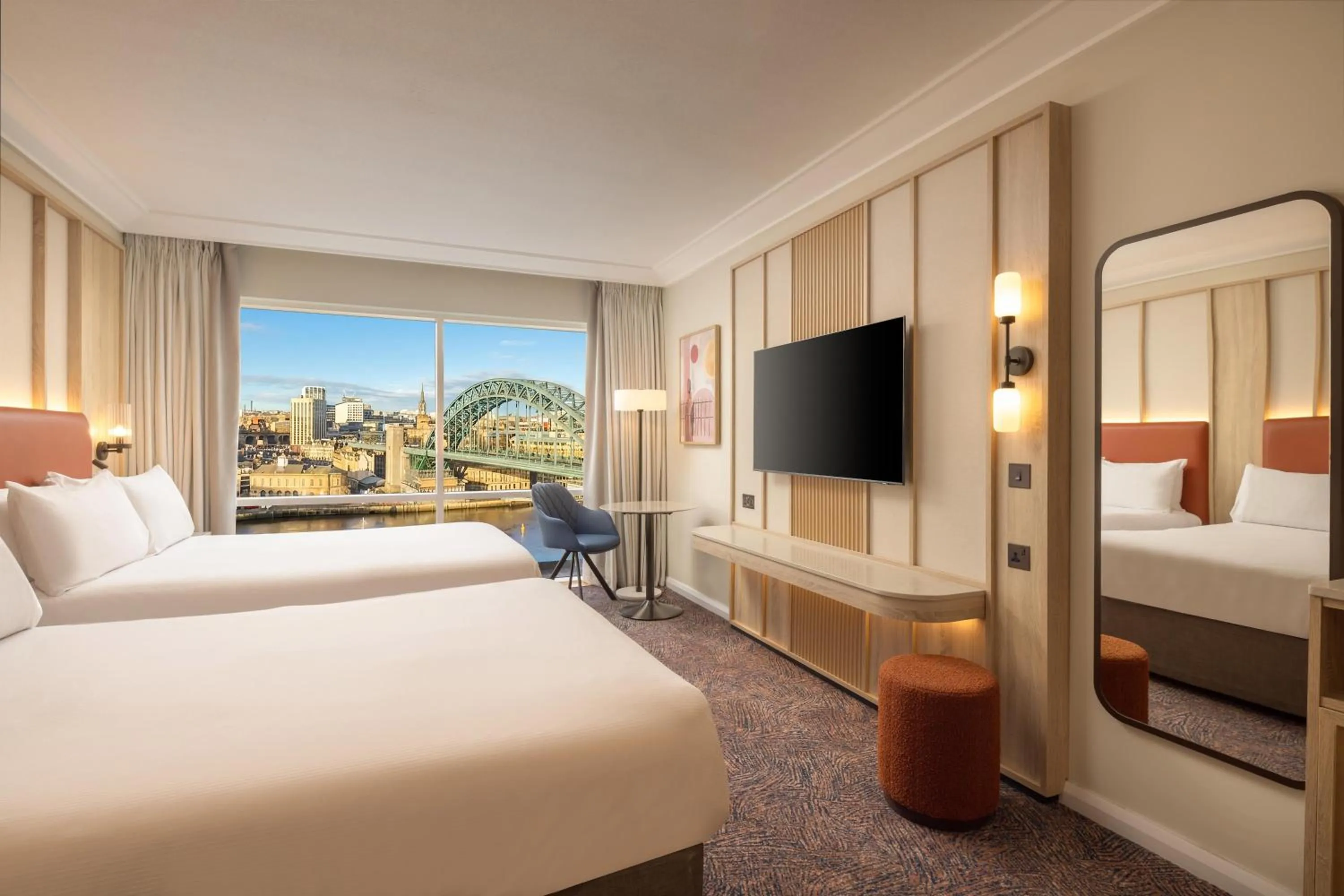 Bed in Hilton Newcastle Gateshead